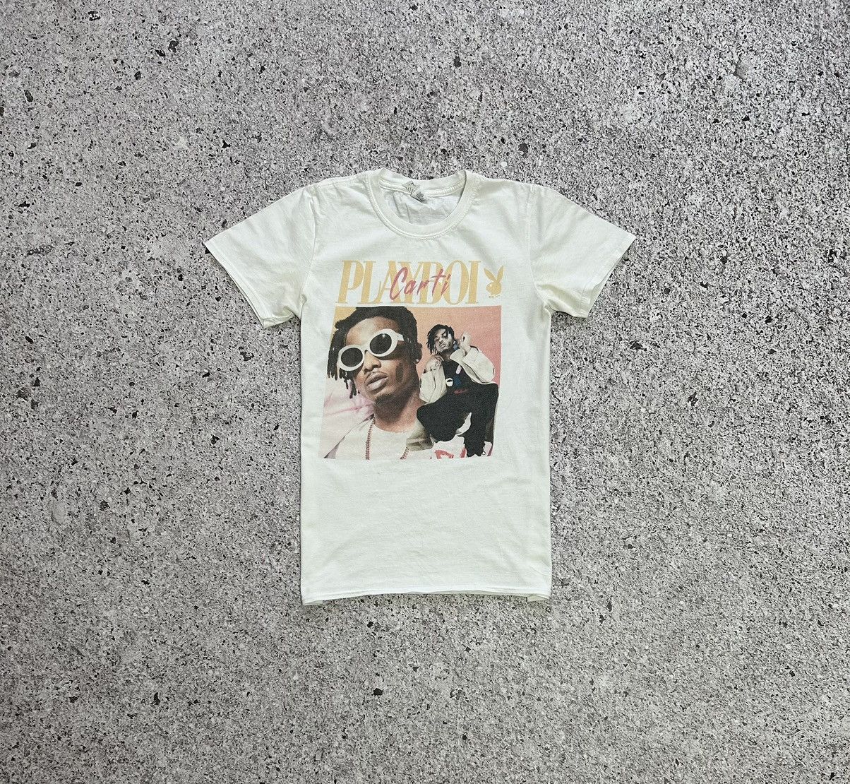 Playboi Carti × Rap Tees Playboy Carti Rap T-Shirt Retro Y2K Hype Size US S / EU 44-46 / 1 - 1 Thumbnail