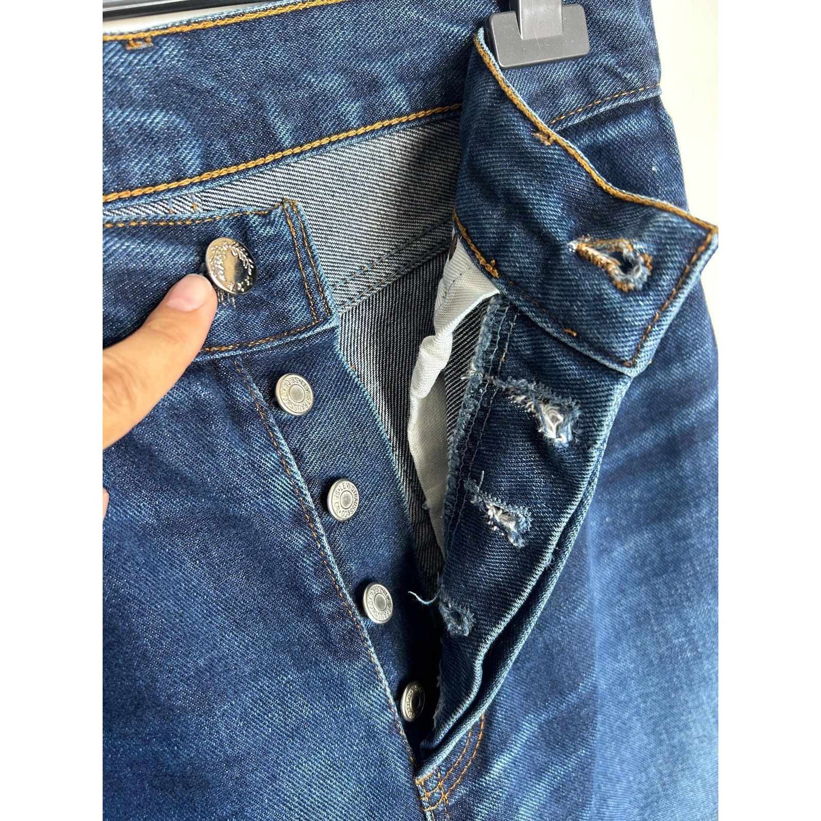 Levi's Vintage Levi's 501 Jeans W34L34 USA 90s Distressed Hem Denim Size US 34 / EU 50 - 6 Thumbnail