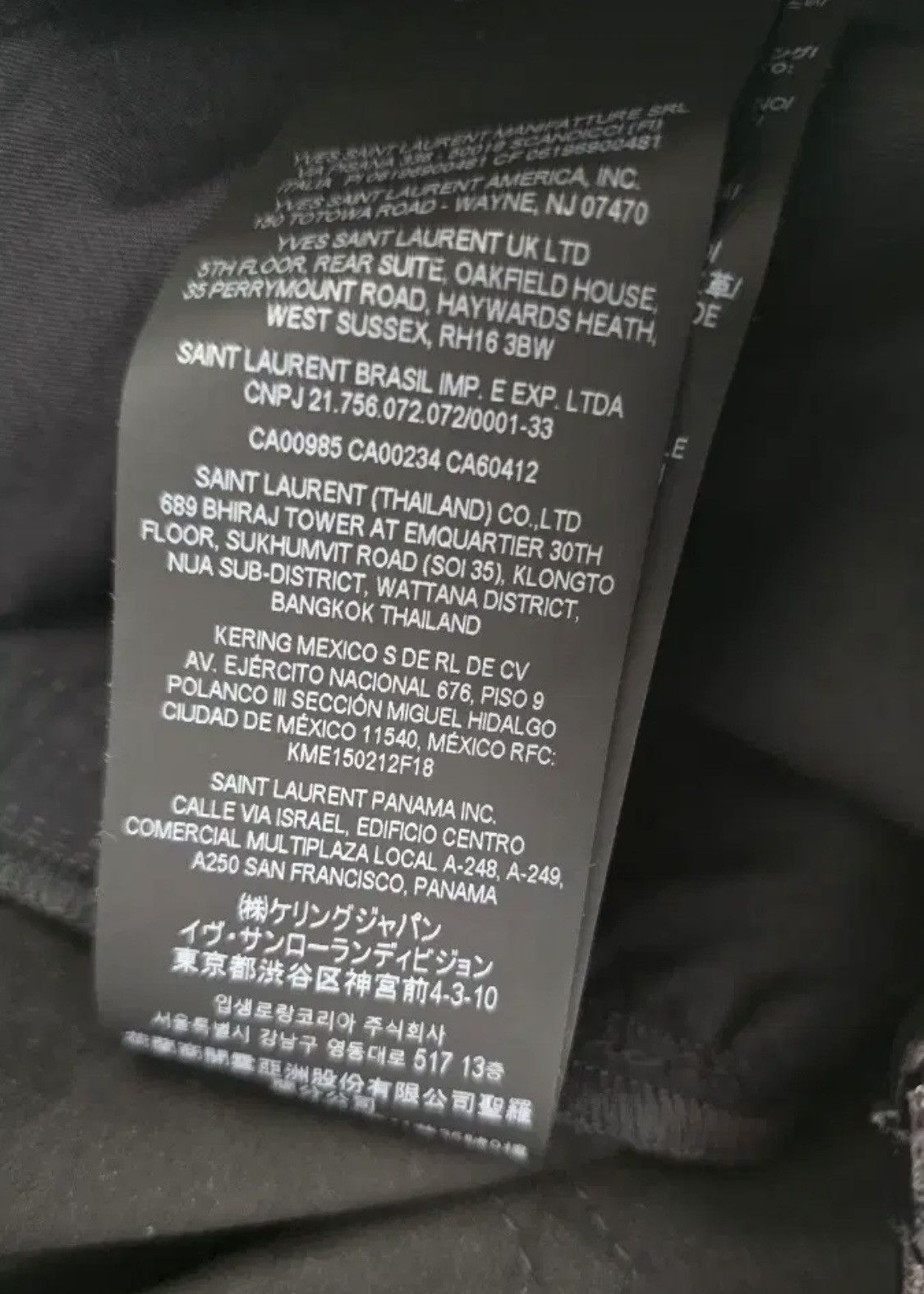 Saint Laurent Paris Saint Laurent 22AW Coating Pants Size US 31 - 6 Thumbnail