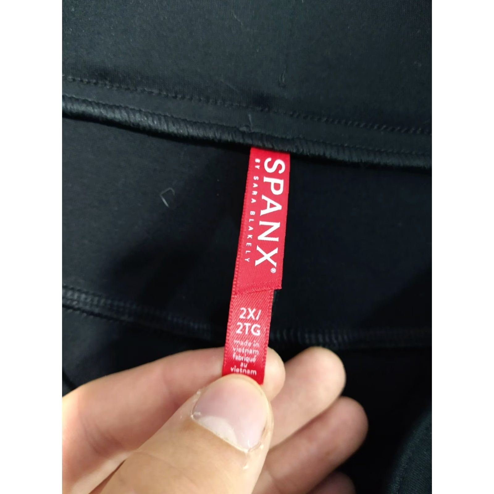 Spanx SPANX Plus Size 2X Ponte Flare Pants High Rise Black Athleisure Women Size 40" / US 18 - 7 Thumbnail