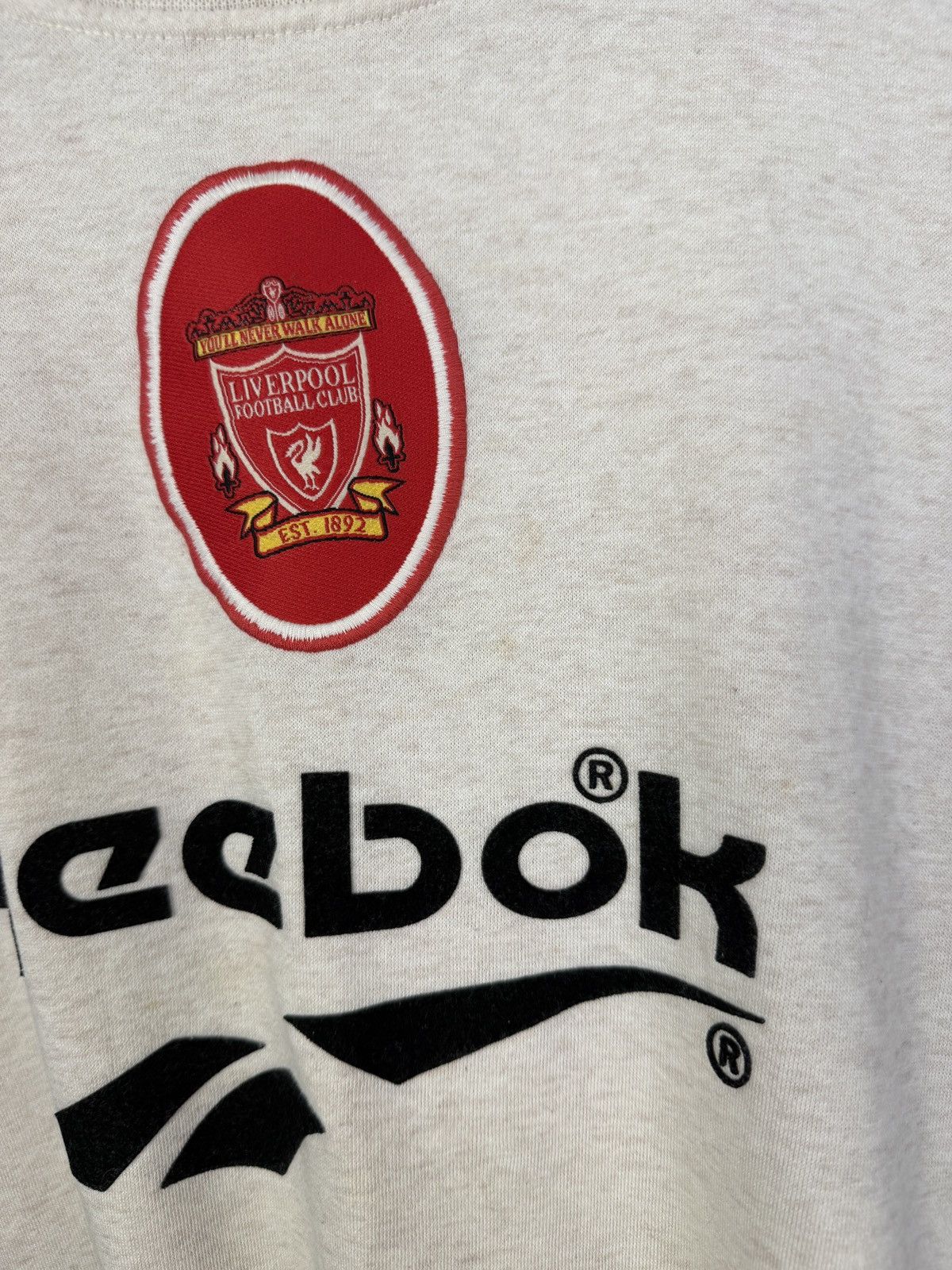Pro Player Rare retro jersey Liverpool Reebok sweatshirt 90s fan footba Size US XL / EU 56 / 4 - 17 Thumbnail