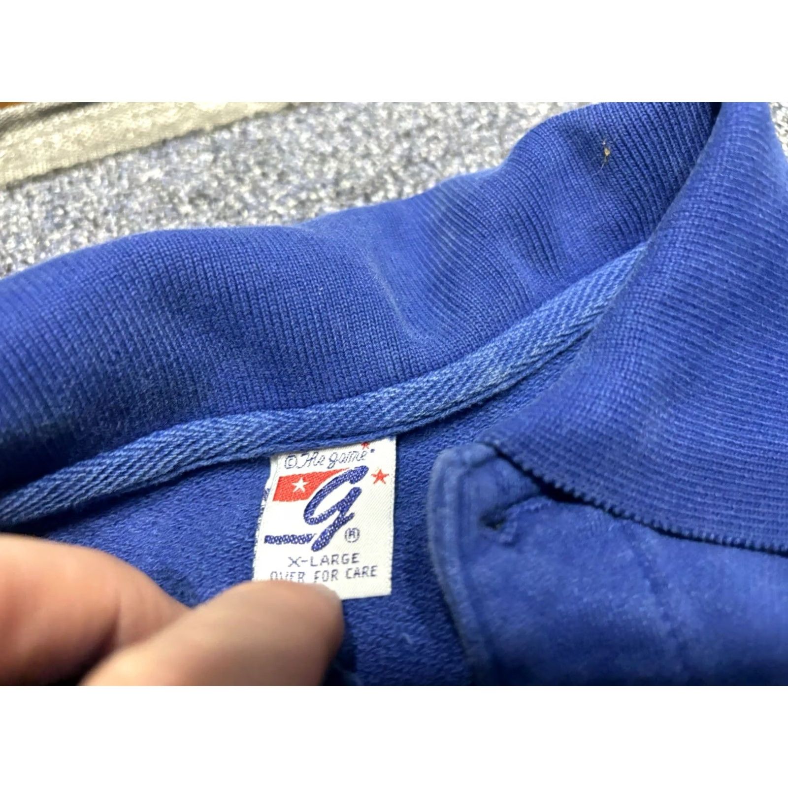 Vintage VINTAGE The Game Duke Football Polo Shirt L Men Blue Golf 90s Sports Polo Shirt Duke Football Mens Large Blue Size US L / EU 52-54 / 3 - 2 Thumbnail