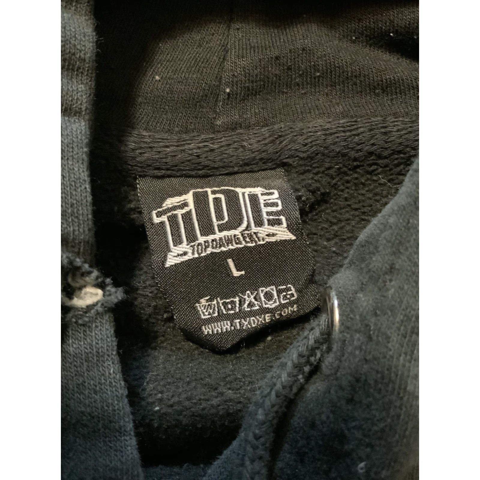Vintage TDE Top Dawg Entertainment Hoodie Pullover LG Black Hip Hop Graphic Men Size Large Logo Pullover Hoodie Mens Size US L / EU 52-54 / 3 - 7 Thumbnail