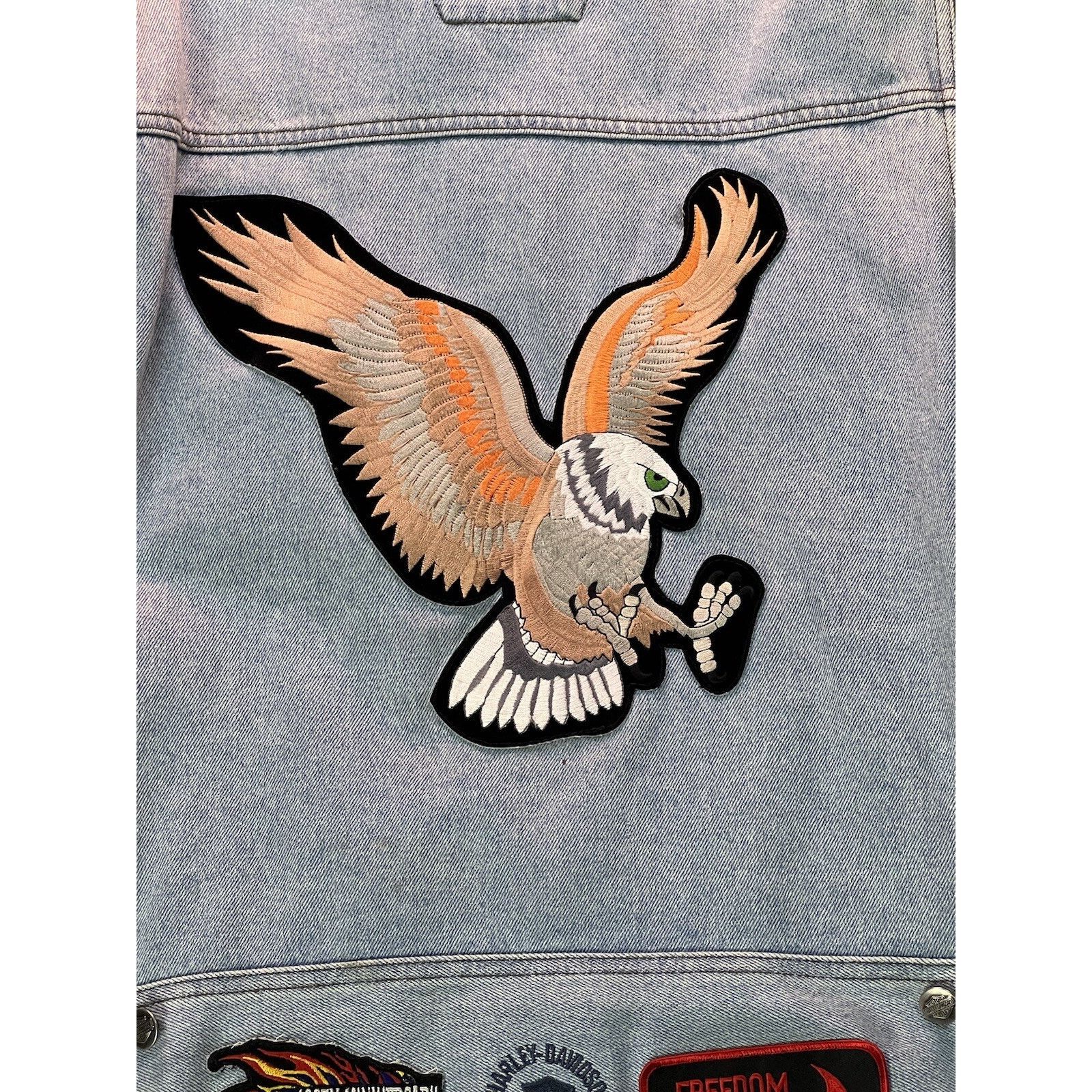 Harley Davidson Harley Davidson Jacket Men M Jean Trucker Big Logo Size US M / EU 48-50 / 2 - 6 Thumbnail