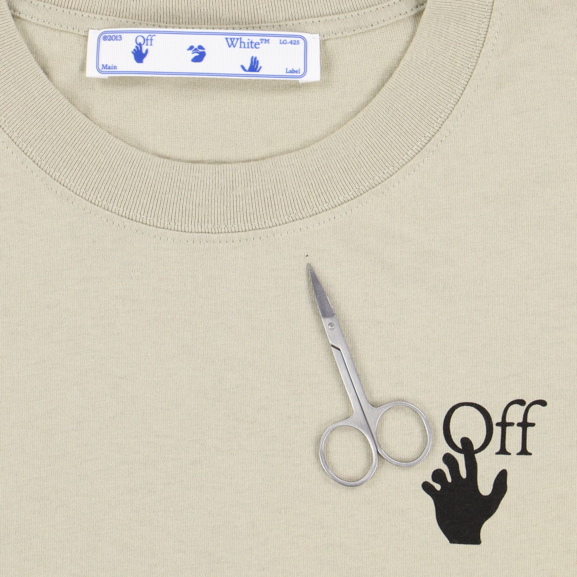 Off-White Beige Bubble Arrows Logo T-Shirt Size US XXL / EU 58 / 5 - 7 Thumbnail