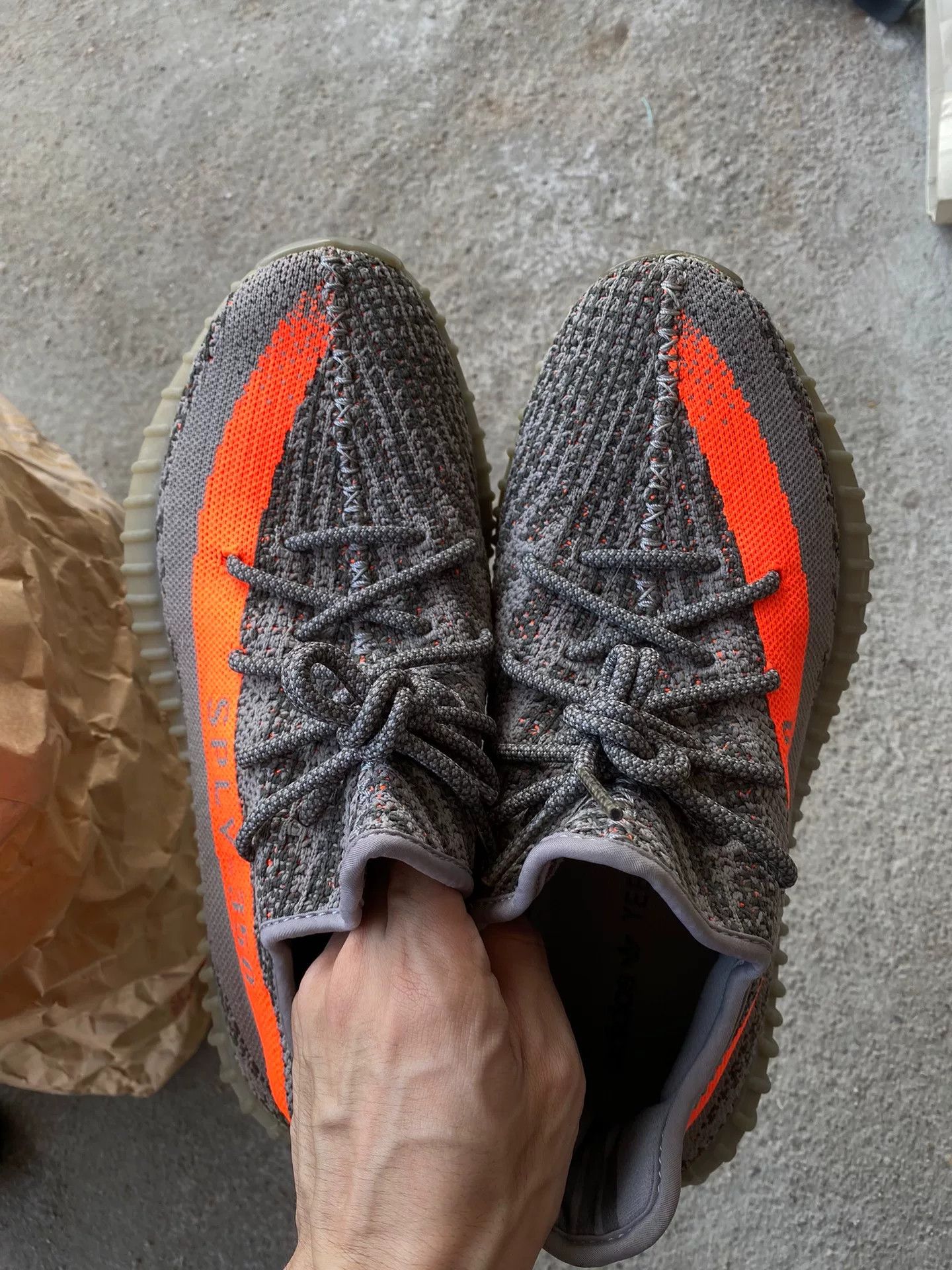 Adidas Adidas YEEZY350 Gray Lowtop Sneakers 9.5 Men Size US 9.5 / EU 42-43 - 1 Thumbnail
