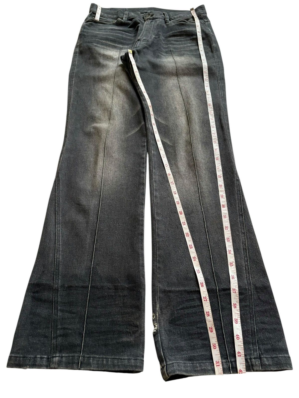 In The Attic Vintage In The Attic Faded Distressed Bootcut Flare Jeans Size US 30 / EU 46 - 15 Thumbnail