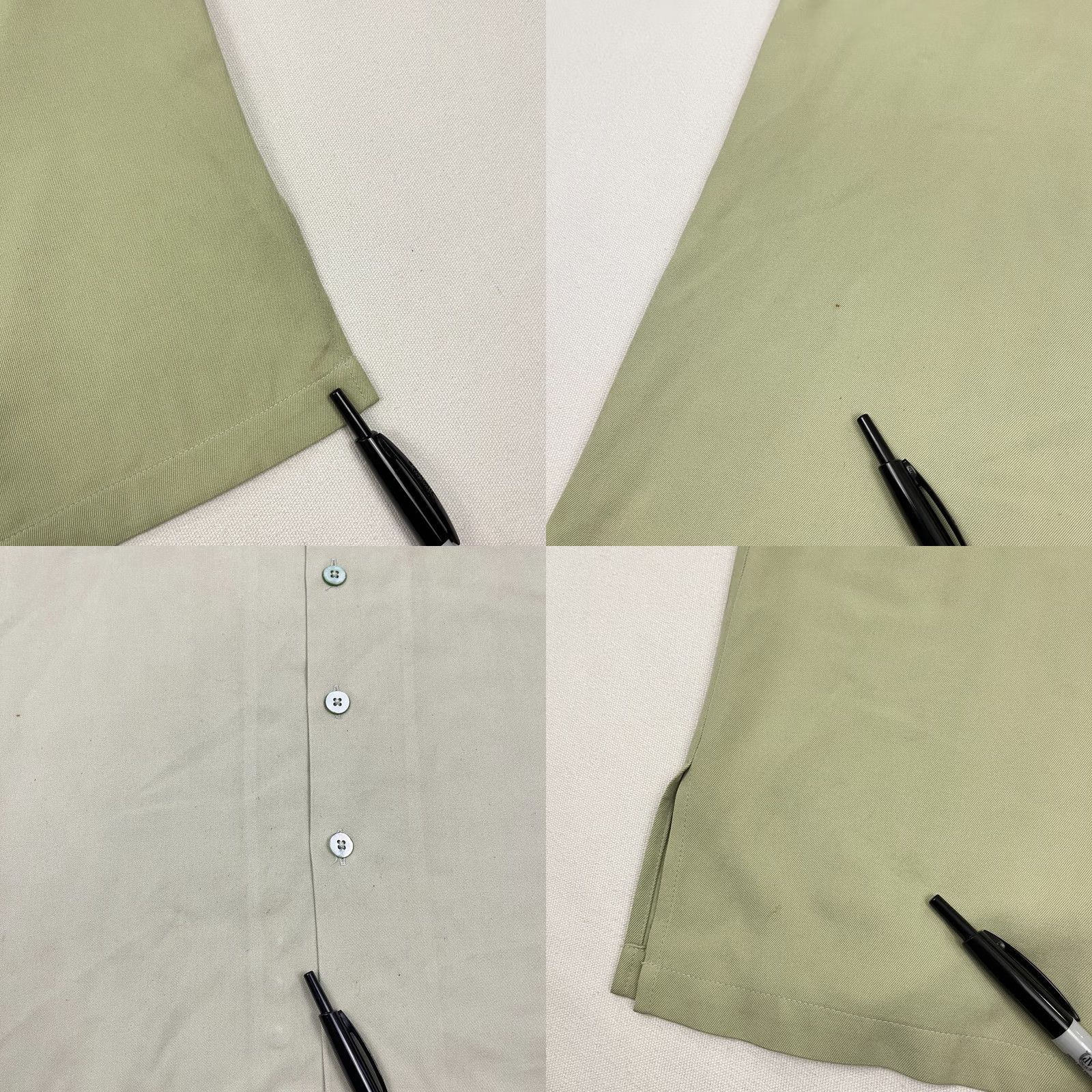 Harley Davidson VINTAGE Harley-Davidson Shirt Mens S Green Silk Cocktail After The Ride Loop Button Up Size US S / EU 44-46 / 1 - 8 Thumbnail