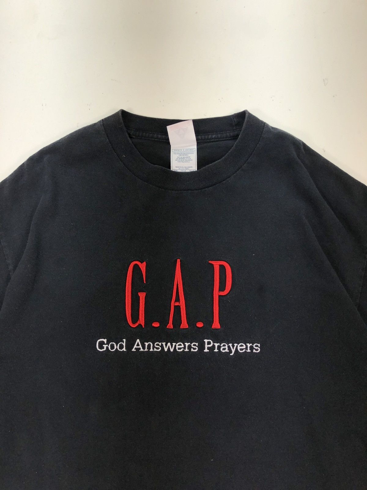 Vintage Vintage Gap (GOD ANSWER PRAYER) Size US L / EU 52-54 / 3 - 2 Thumbnail