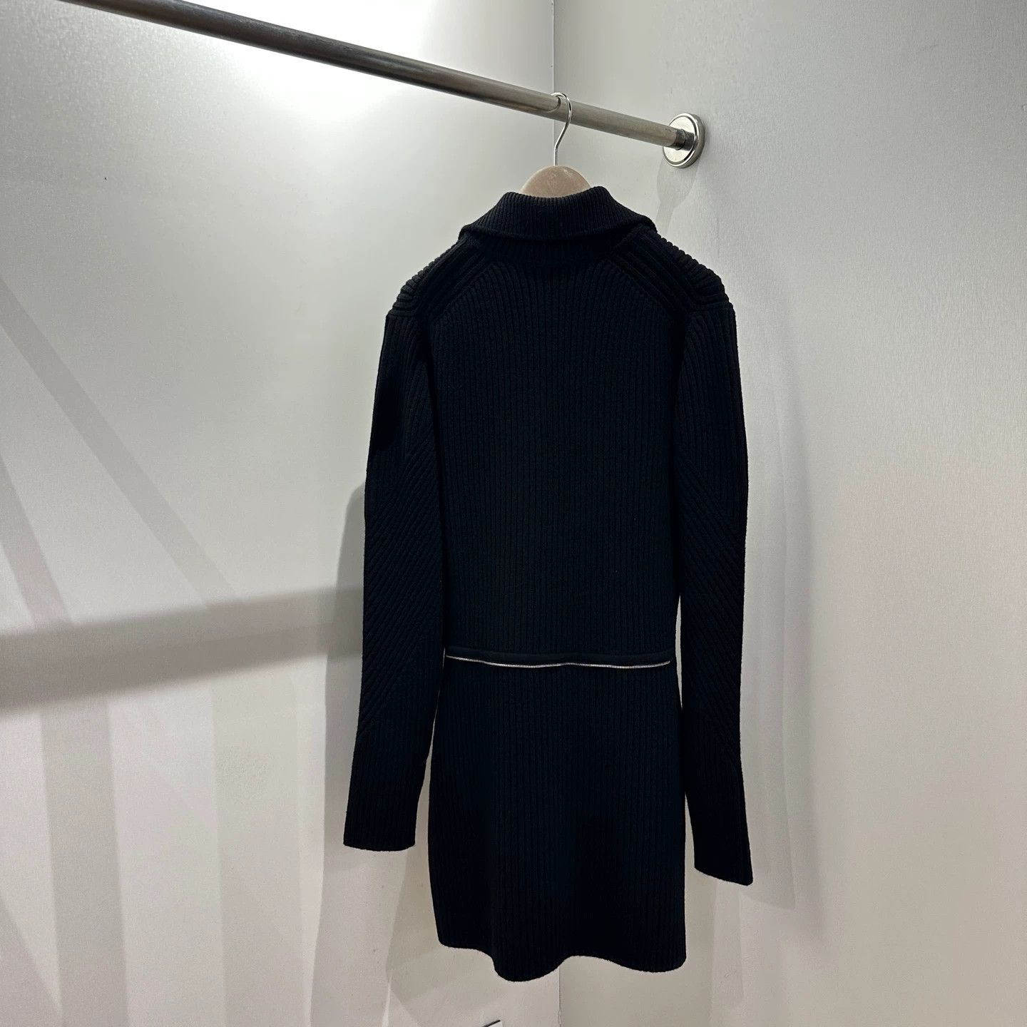 Hermes Hermes may506 Half-Zip Wool Dress 40 Size M / US 6-8 / IT 42-44 - 2 Thumbnail