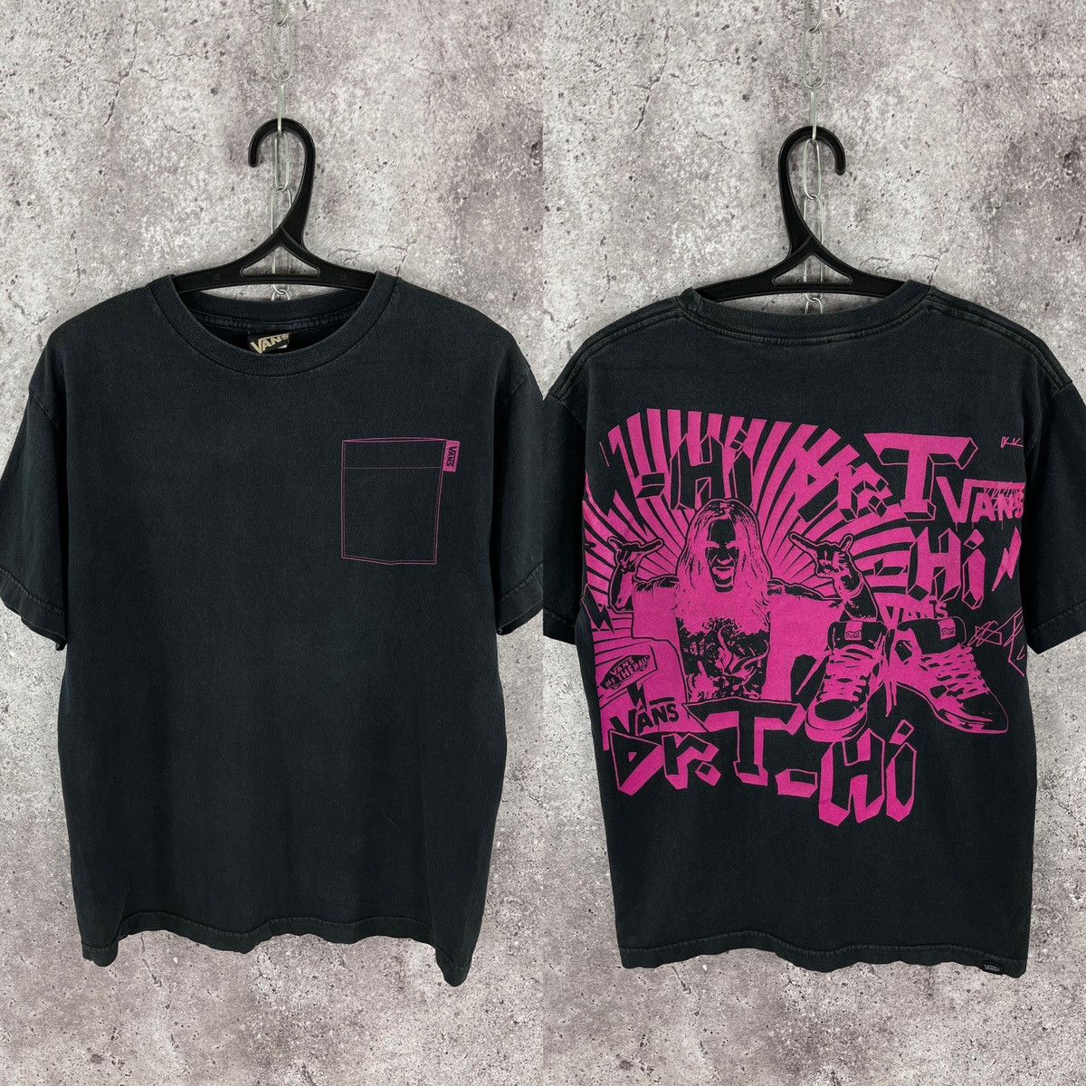 Vans × Vintage Vintage 90’s Vans Skate Tee Big Logo Dr. T.-Hi Y2K Size M Size US M / EU 48-50 / 2 - 1 Thumbnail