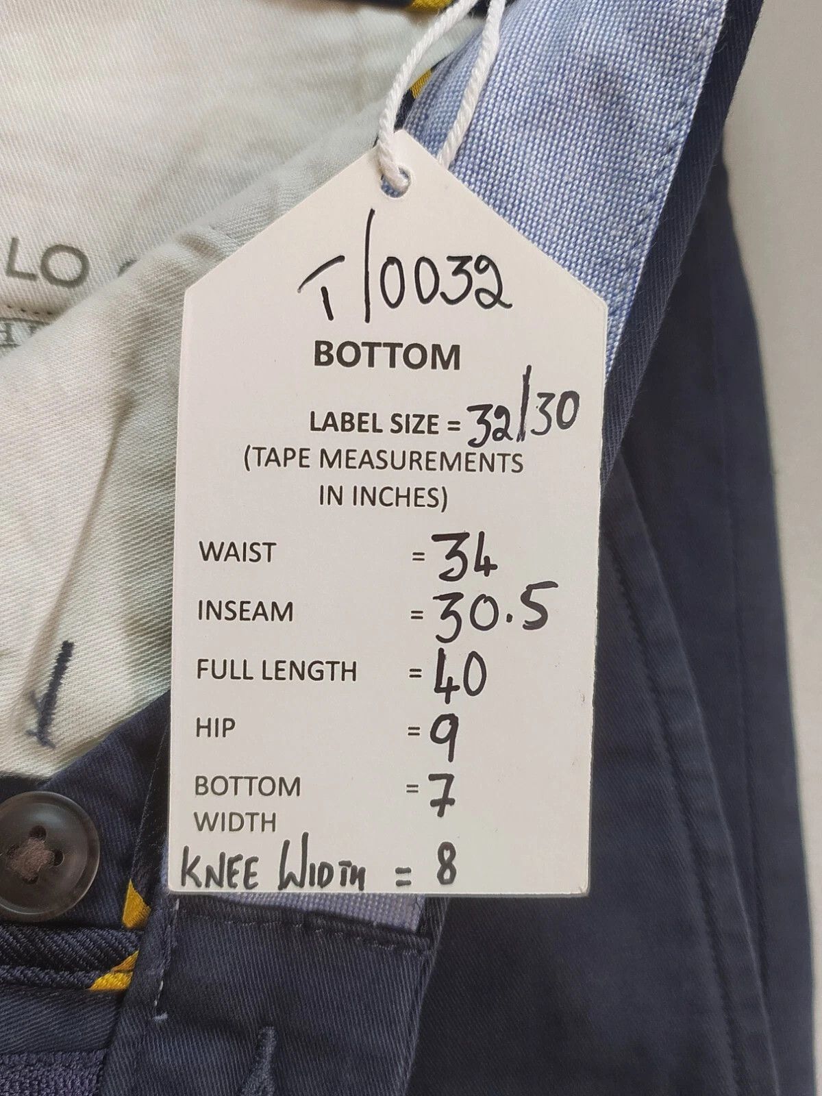 Polo Ralph Lauren Polo Ralph Lauren Slim Stretch Fit Chino Trouser T 0032 Size US 32 / EU 48 - 6 Thumbnail