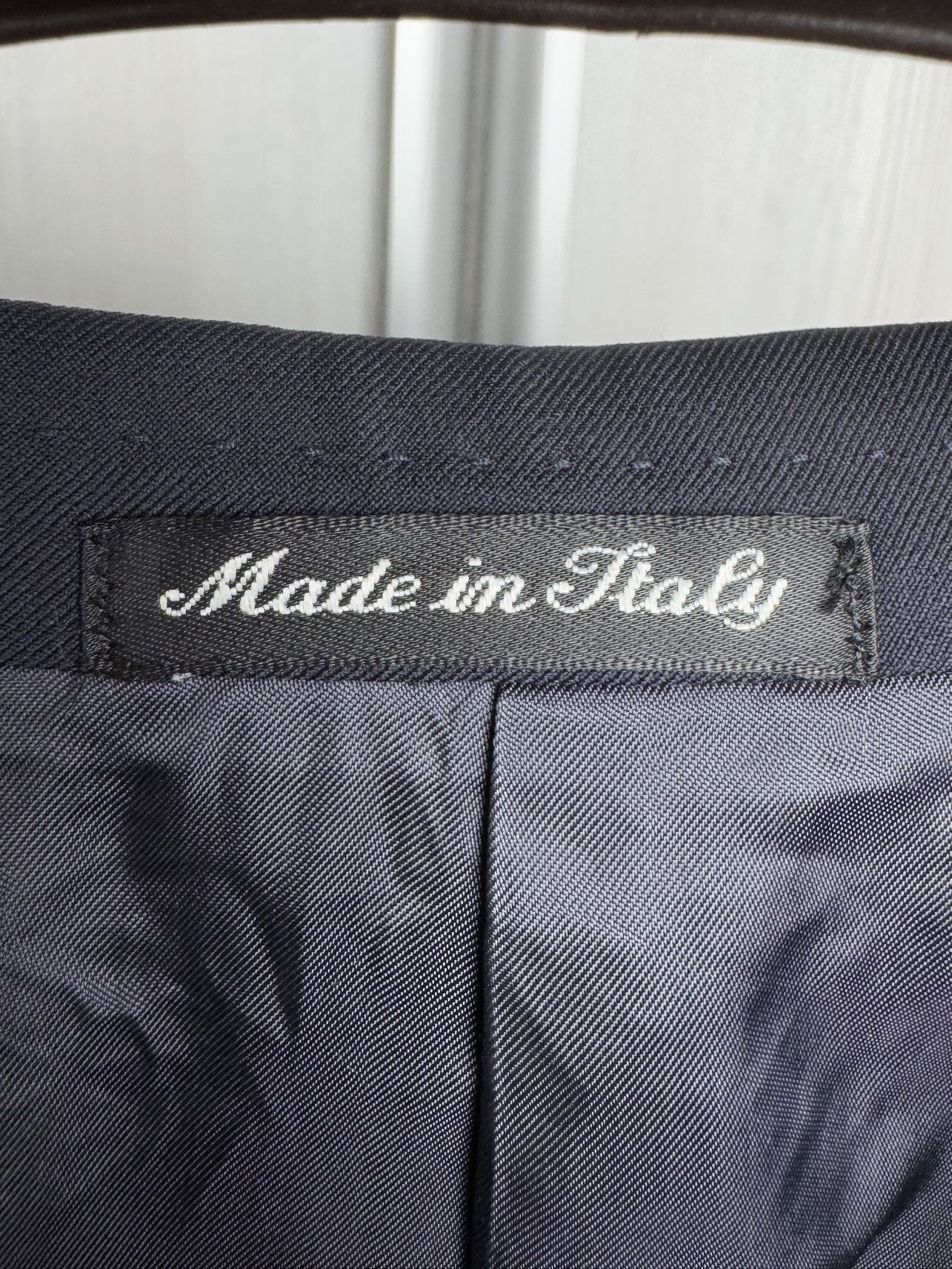Pal Zileri Pal Zileri Navy Blue Super 120s Wool Metal buttons blazer Size 44R - 9 Thumbnail