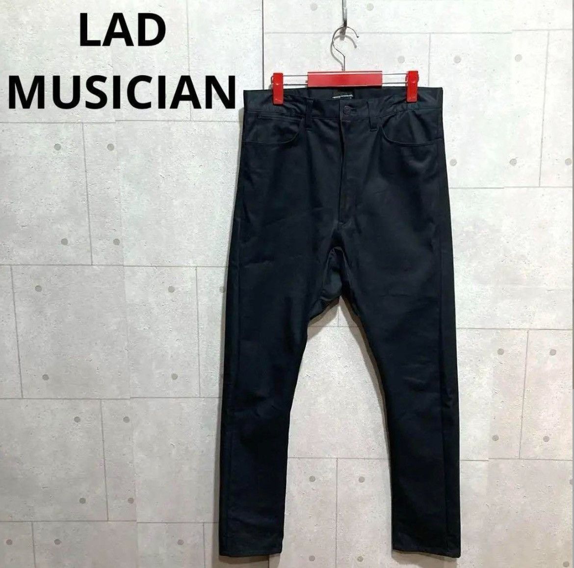 Lad Musician Lad Musician Straight Black Pants Size US 31 - 1 Thumbnail