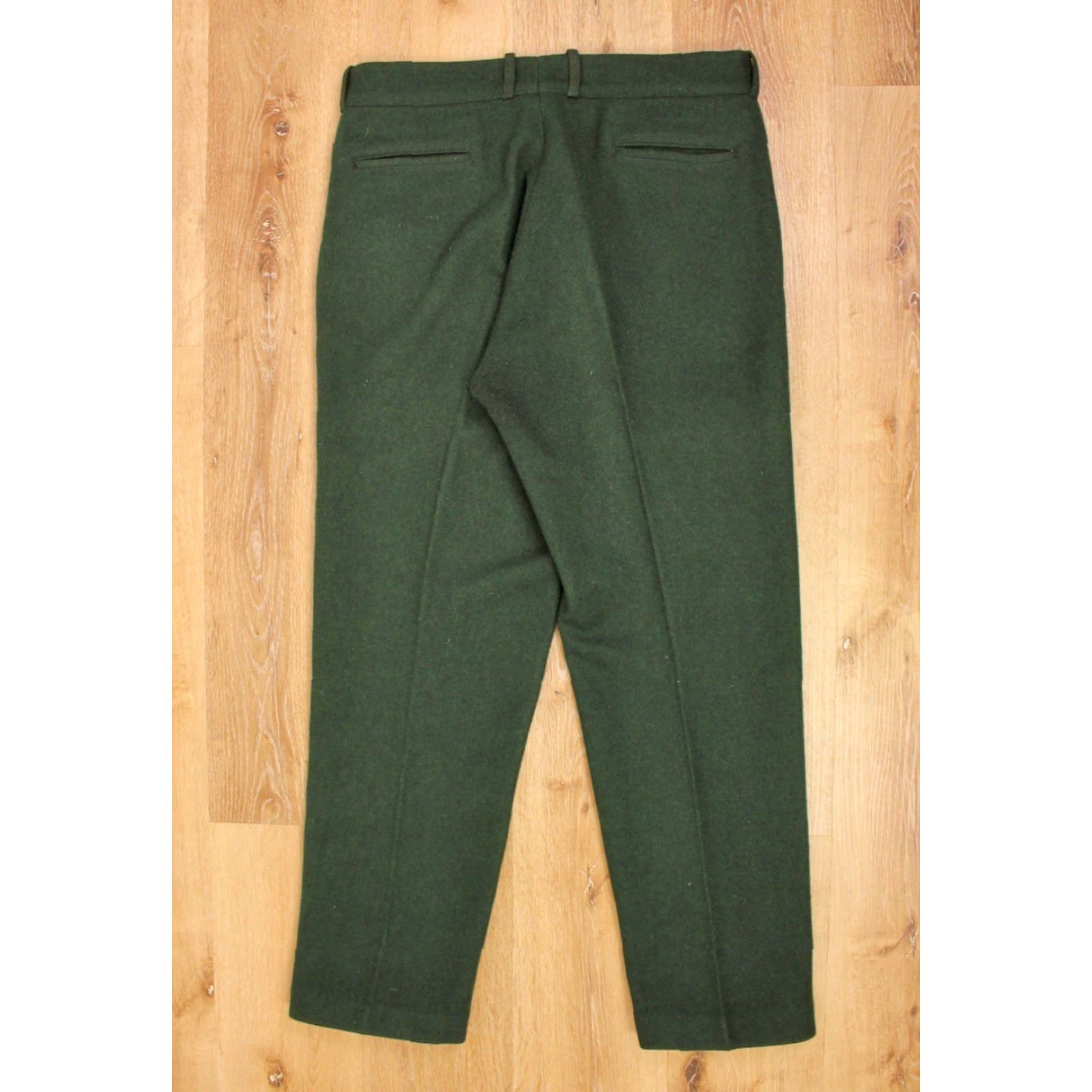 Vintage Mens LL Bean Green Wool Hunting Pants Size 39x33 80s 90s VTG Mens Hunting Pants Green Wool LL Bean 39x33 80s 90s Size US 39 - 3 Thumbnail