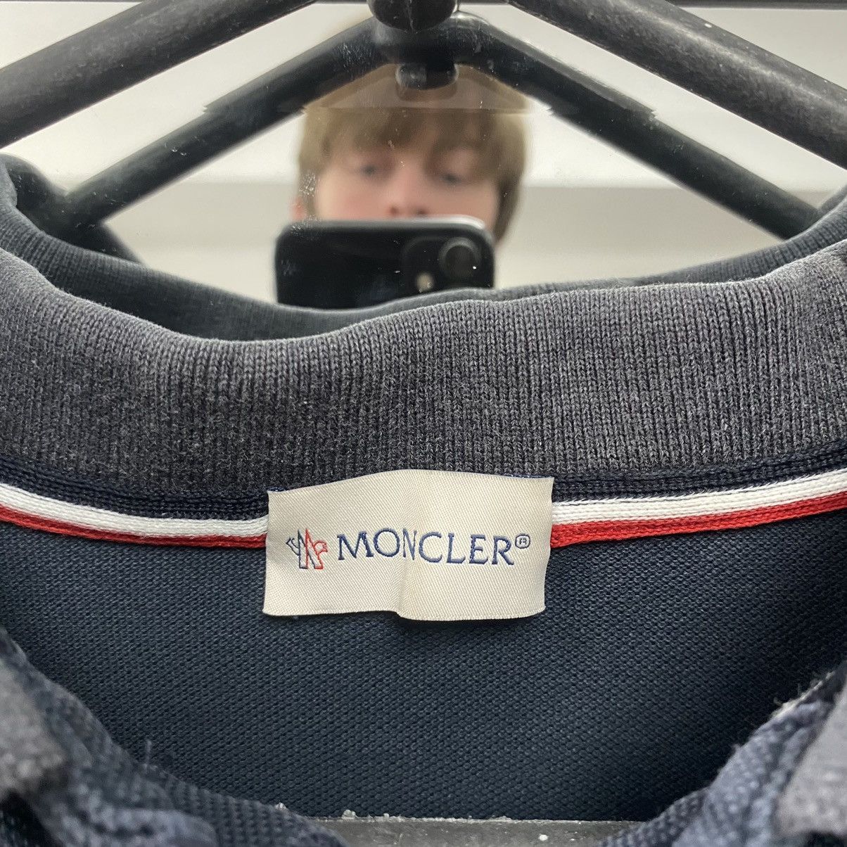Moncler Moncler Polo Long Sleeve Size US XL / EU 56 / 4 - 6 Thumbnail