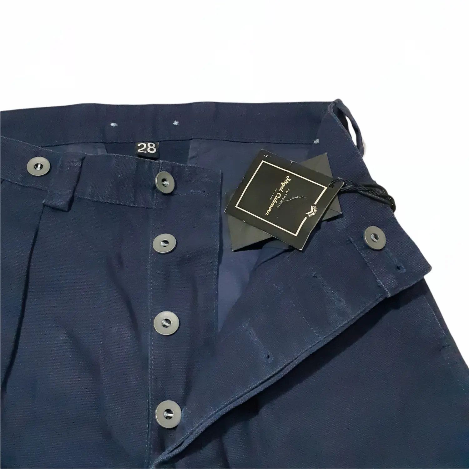 Nigel Cabourn Nigel Cabourn LYBRO Short Pants Marines Garment Dye Size US 28 / EU 44 - 3 Thumbnail