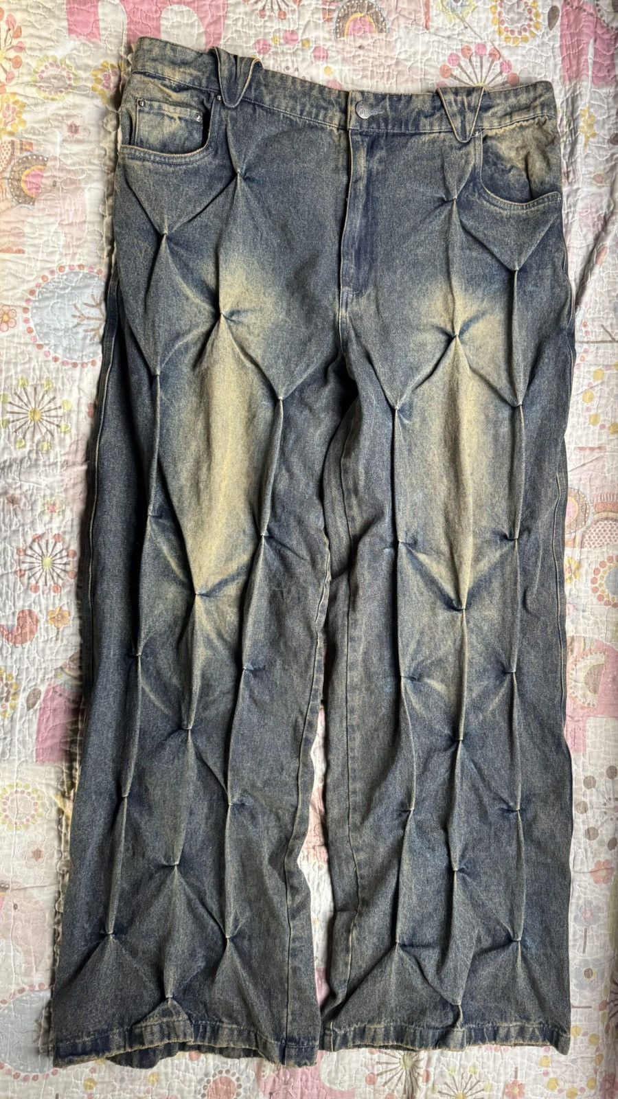 BADSON 'CORE' DENIM PANTS IN RUST
