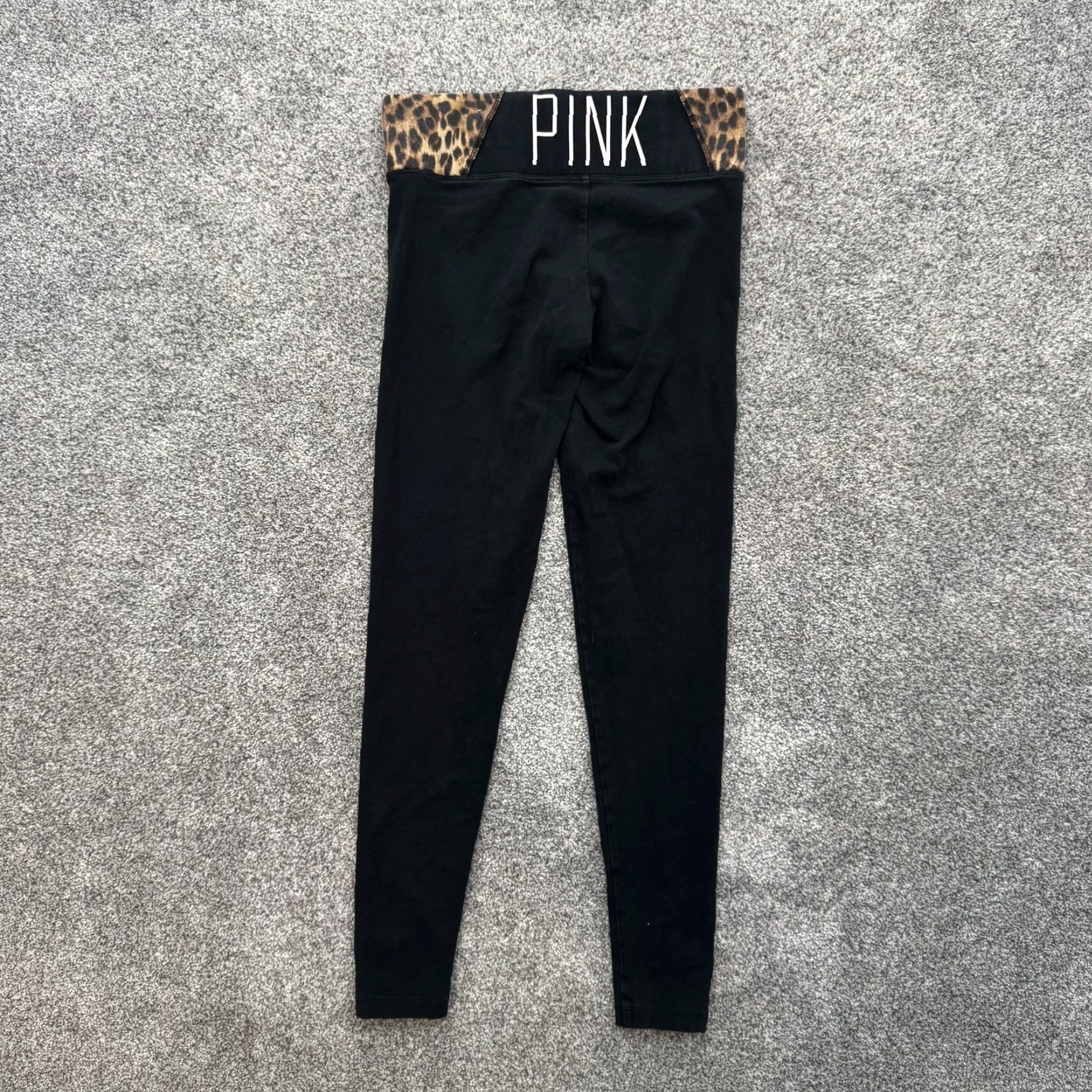 Pinko PINK Victoria's Secret Leggings XS Leopard Print Waistband Athleisure Yoga Size 26" / US 2 / IT 38 - 7 Thumbnail