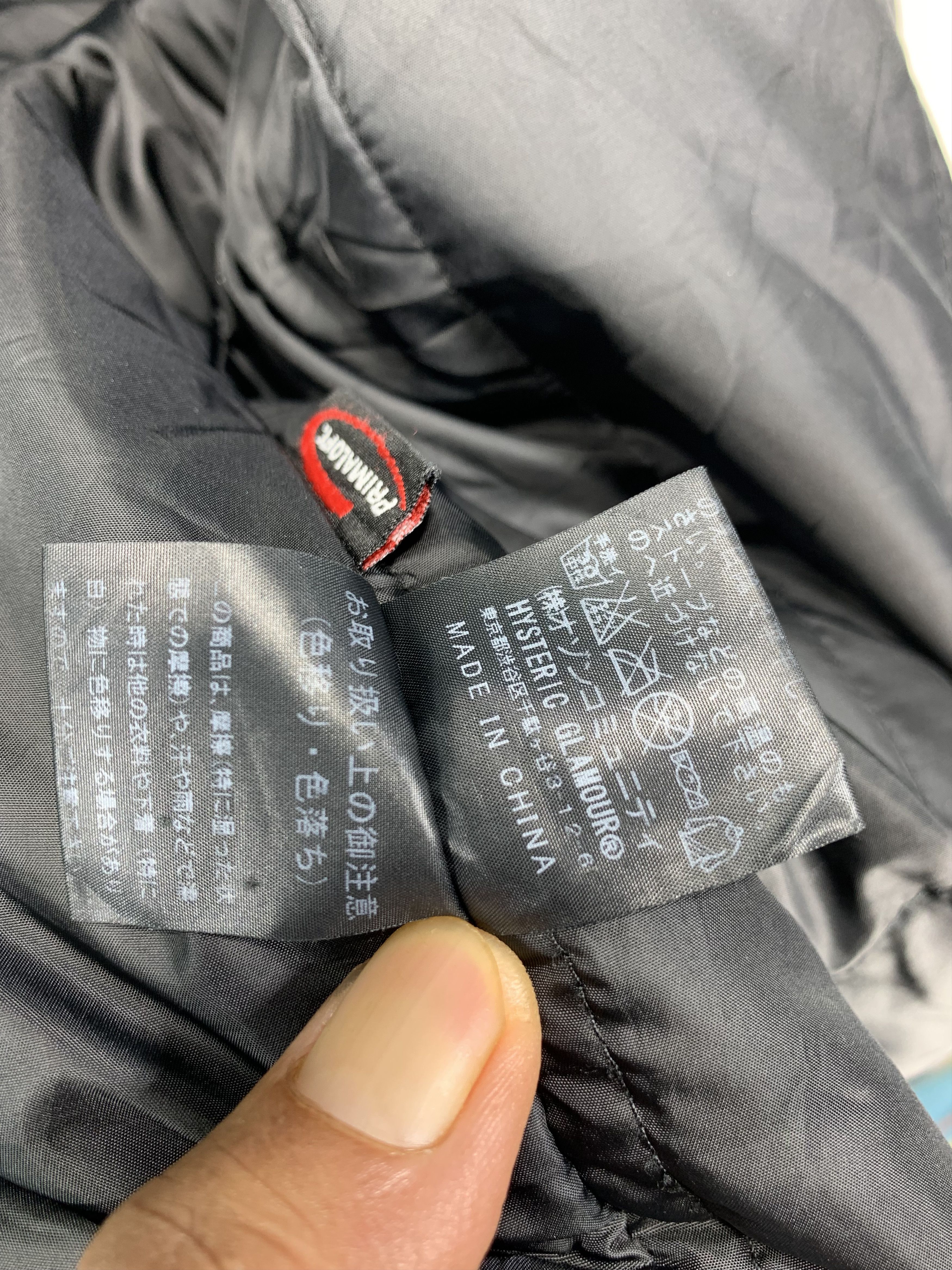 Hysteric Glamour × Japanese Brand 🔥Rare Hysteric Glamour Primaloft Multi Zipper Pocket Size US S / EU 44-46 / 1 - 12 Thumbnail