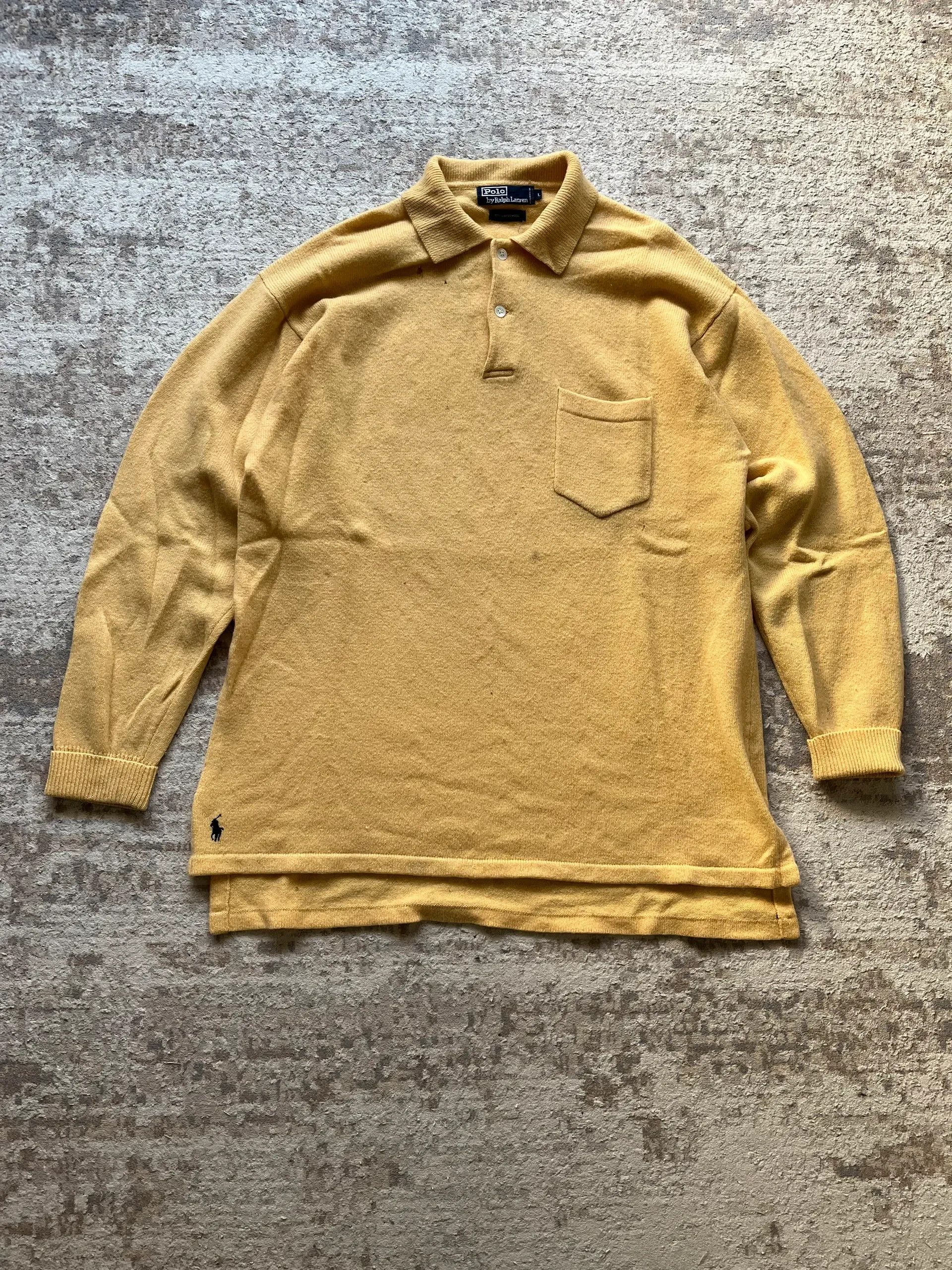 Polo Ralph Lauren Polo Ralph Lauren Small Pony Vintage 100% Lambswool Sweater Size US XL / EU 56 / 4 - 3 Thumbnail