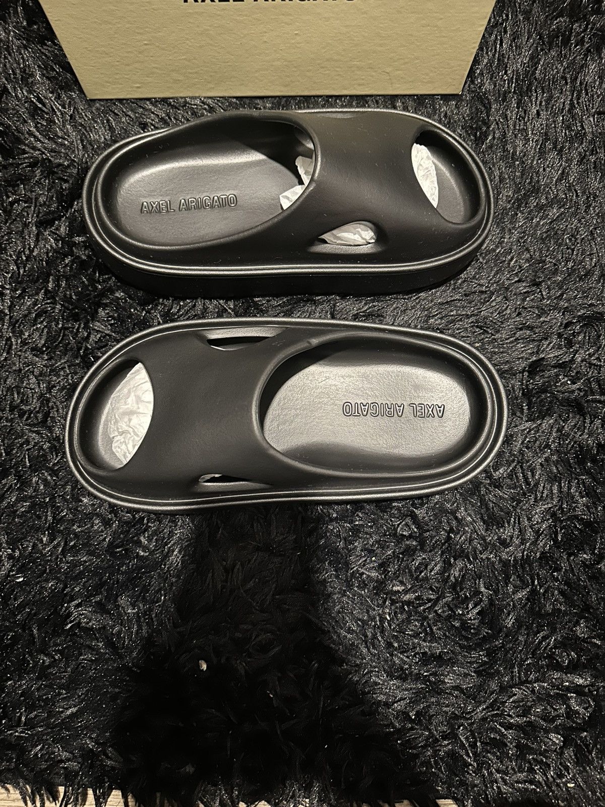 image of Axel Arigato Slides in Black, Women's (Size 10)