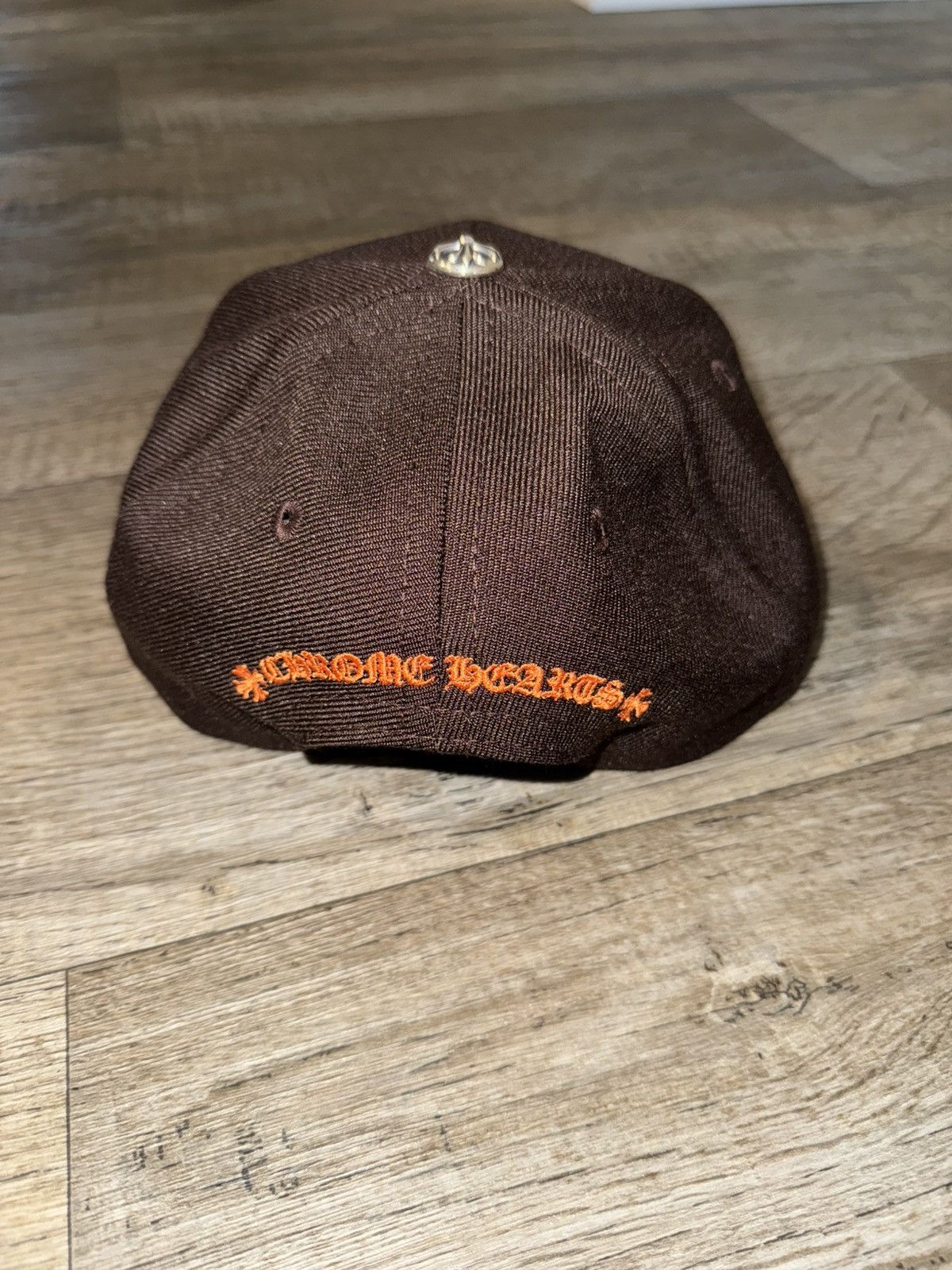 Chrome Hearts BROWN & ORANGE CHROME HEARTS LOGO HAT Size ONE SIZE - 2 Thumbnail