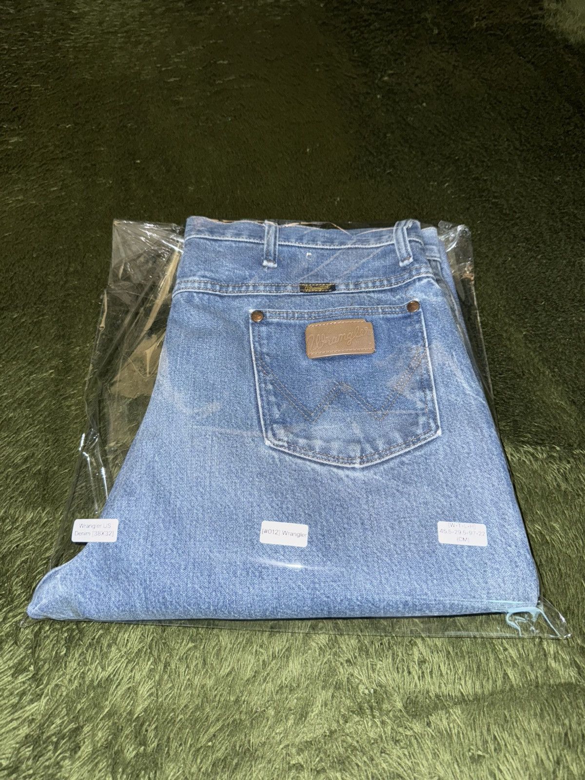 Wrangler [38X32] Wrangler USA Original Vintage Washed Denim Pants Size US 38 / EU 54 - 12 Thumbnail