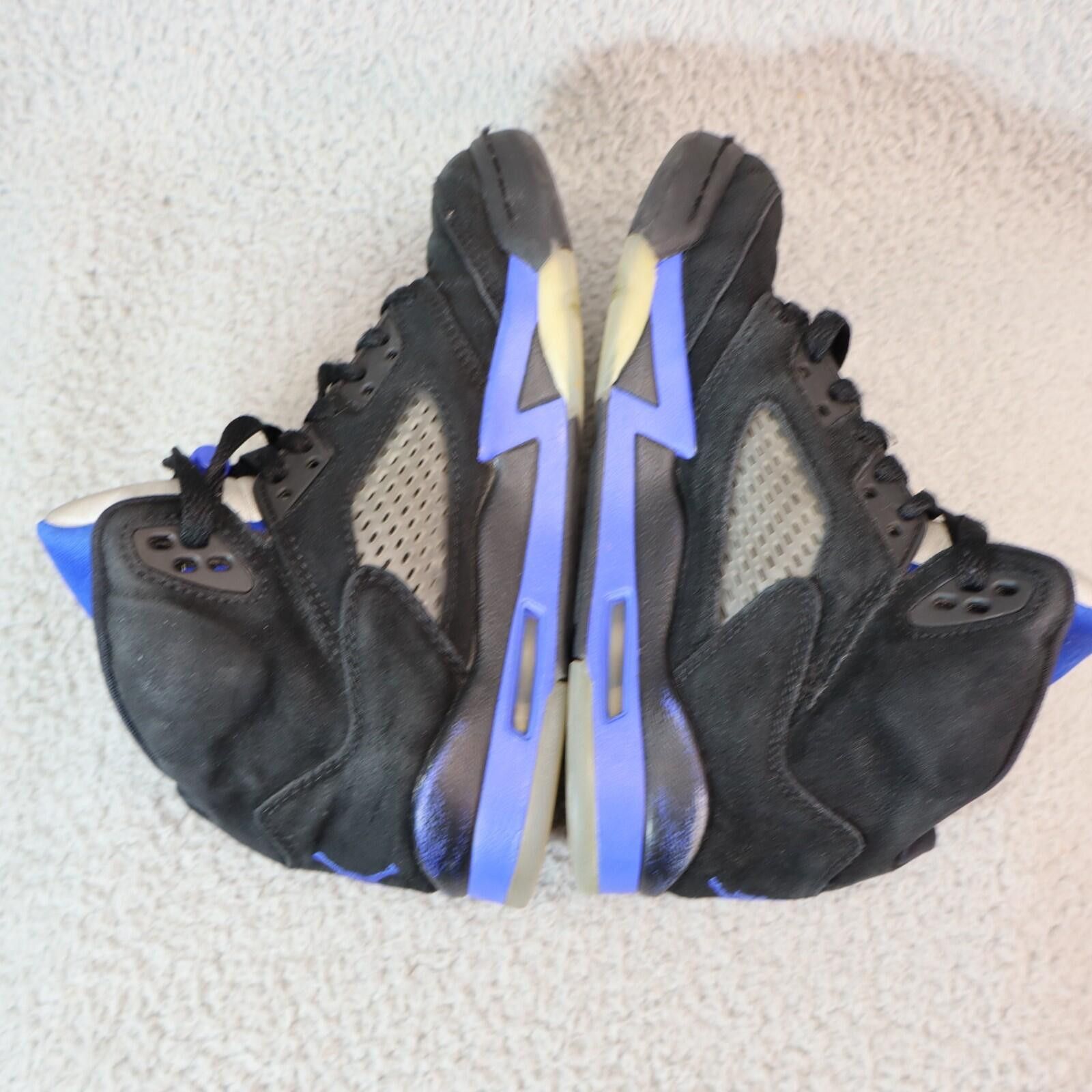 Jordan Brand Jordan 5 Retro GS 440888-004 Youth Size 4Y Black Racer Blue Size US 5 / EU 37 - 7 Thumbnail