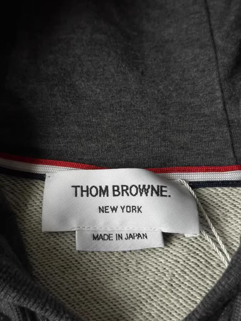 Thom Browne Classic Zip Hoodie with Stripes by Thom Browne-dmc Size US M / EU 48-50 / 2 - 2 Thumbnail