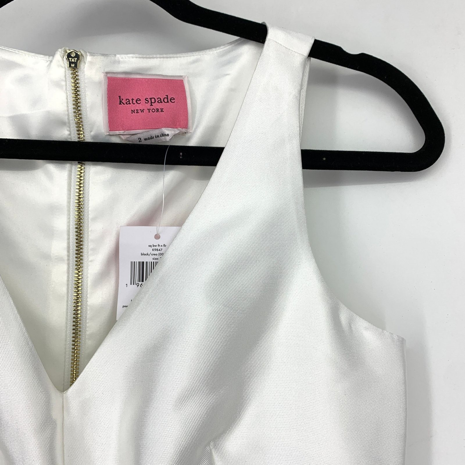 Kate Spade Kate Spade Sequin Bow Fit & Flare Dress 2 Black White NEW Size XS / US 0-2 / IT 36-38 - 3 Thumbnail