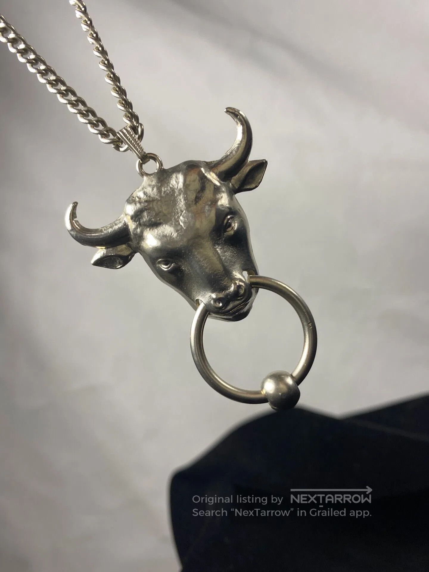 Jean Paul Gaultier Jean Paul Gaultier Bull Head Necklace. Size ONE SIZE - 6 Thumbnail