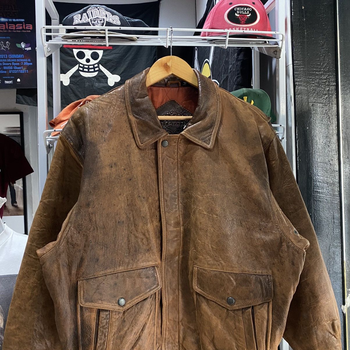 Vintage Vintage Loriti Leather Jacket Size US XL / EU 56 / 4 - 3 Thumbnail