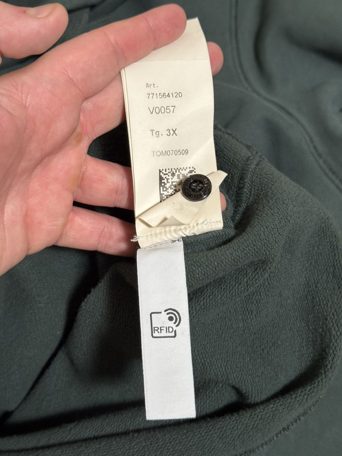 Stone Island 🔥500$ Stone Island Garment Dyed Popover Fleece Hoodie Size US XXL / EU 58 / 5 - 9 Thumbnail