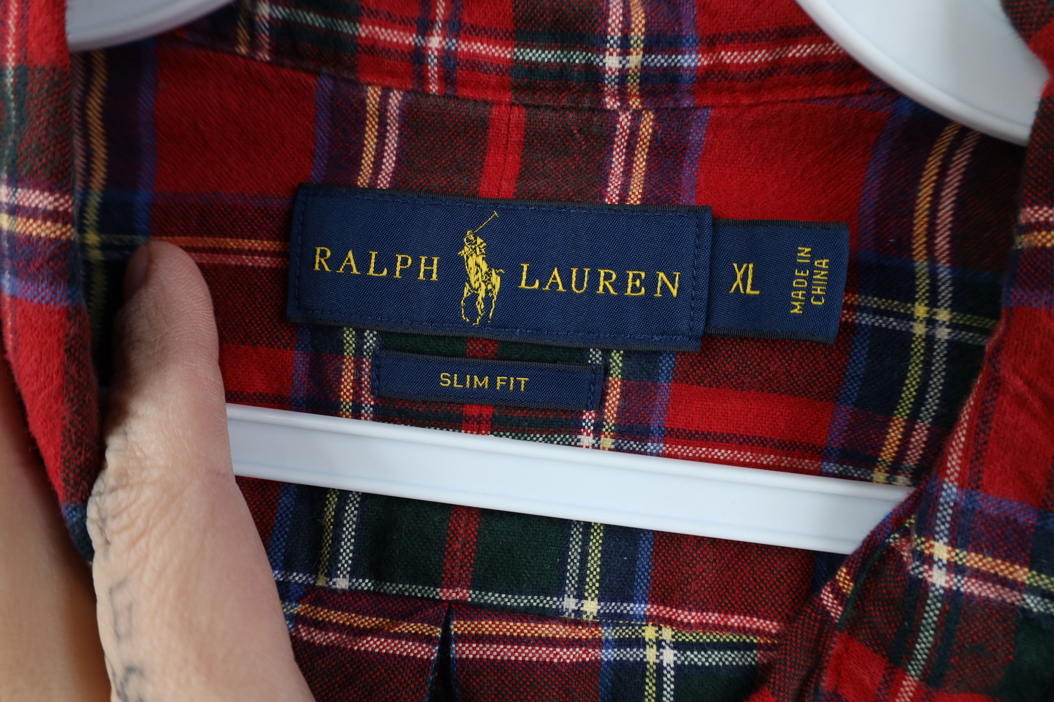 Ralph Lauren Vintage Y2K Ralph Lauren Collared Button Down Shirt Plaid Size US XL / EU 56 / 4 - 5 Thumbnail