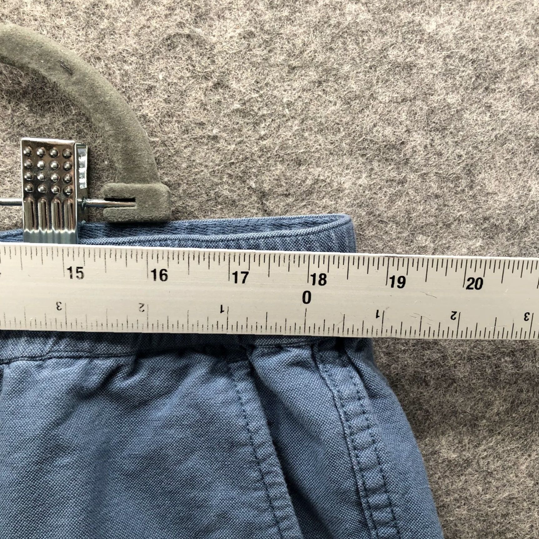J.Crew J. Crew Tripper Short Mens XL Dusty Blue Cotton Pull On 7'' Flat Front Size US 36 / EU 52 - 3 Thumbnail