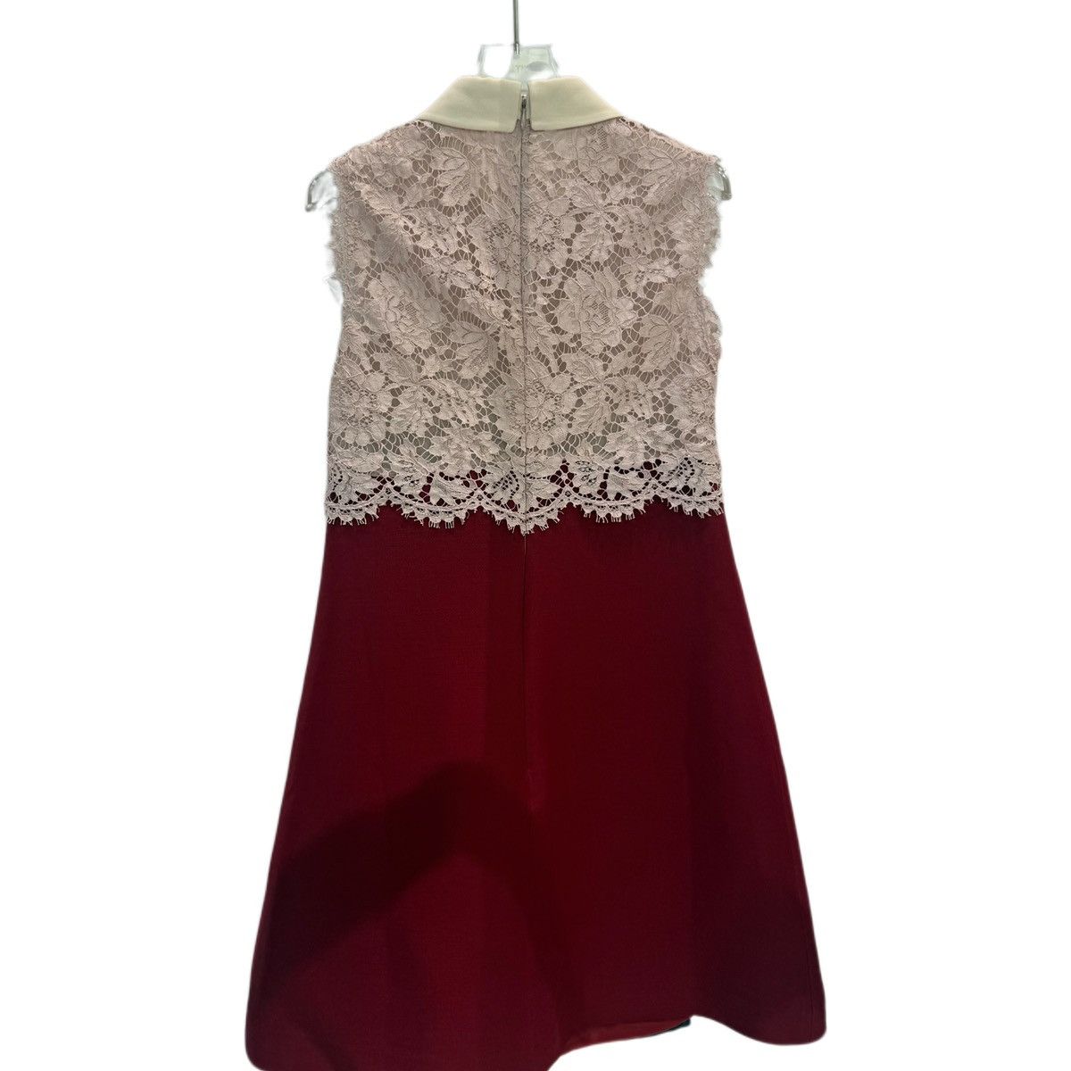 Valentino Valentino Floral Lace Patch Lapel Sleeveless Dress K26WX Size M / US 6-8 / IT 42-44 - 2 Thumbnail