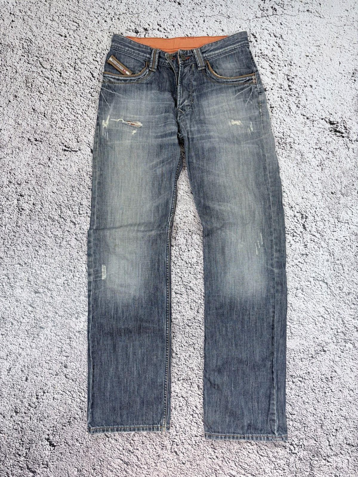 Diesel ⁠Vintage Diesel Distressed Jeans Y2K Archive Denim Size US 30 / EU 46 - 1 Thumbnail