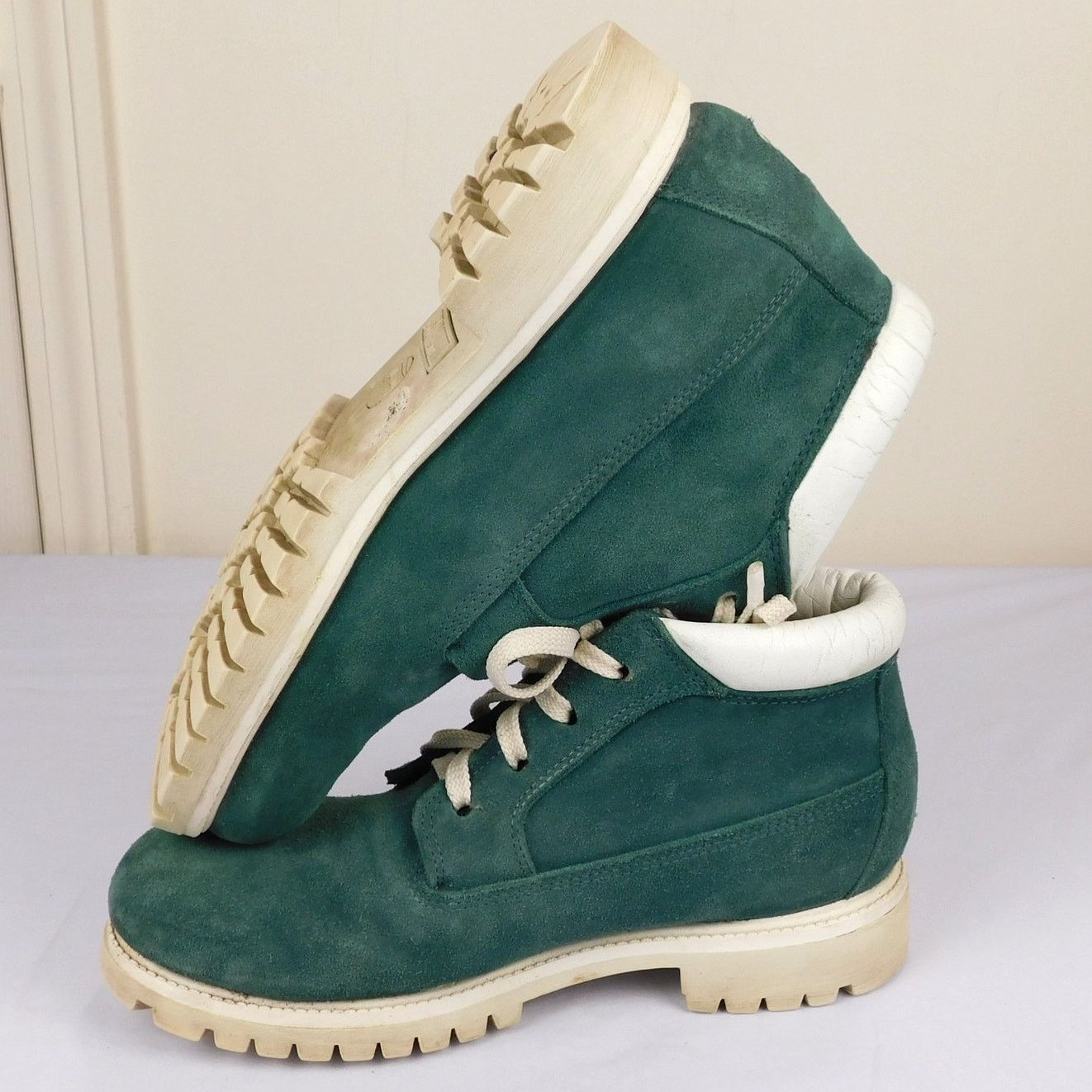 Timberland Timberland Green Suede Chukka Boots Sz 8.5 Vintage Late 90s Size US 8.5 / EU 41-42 - 9 Thumbnail