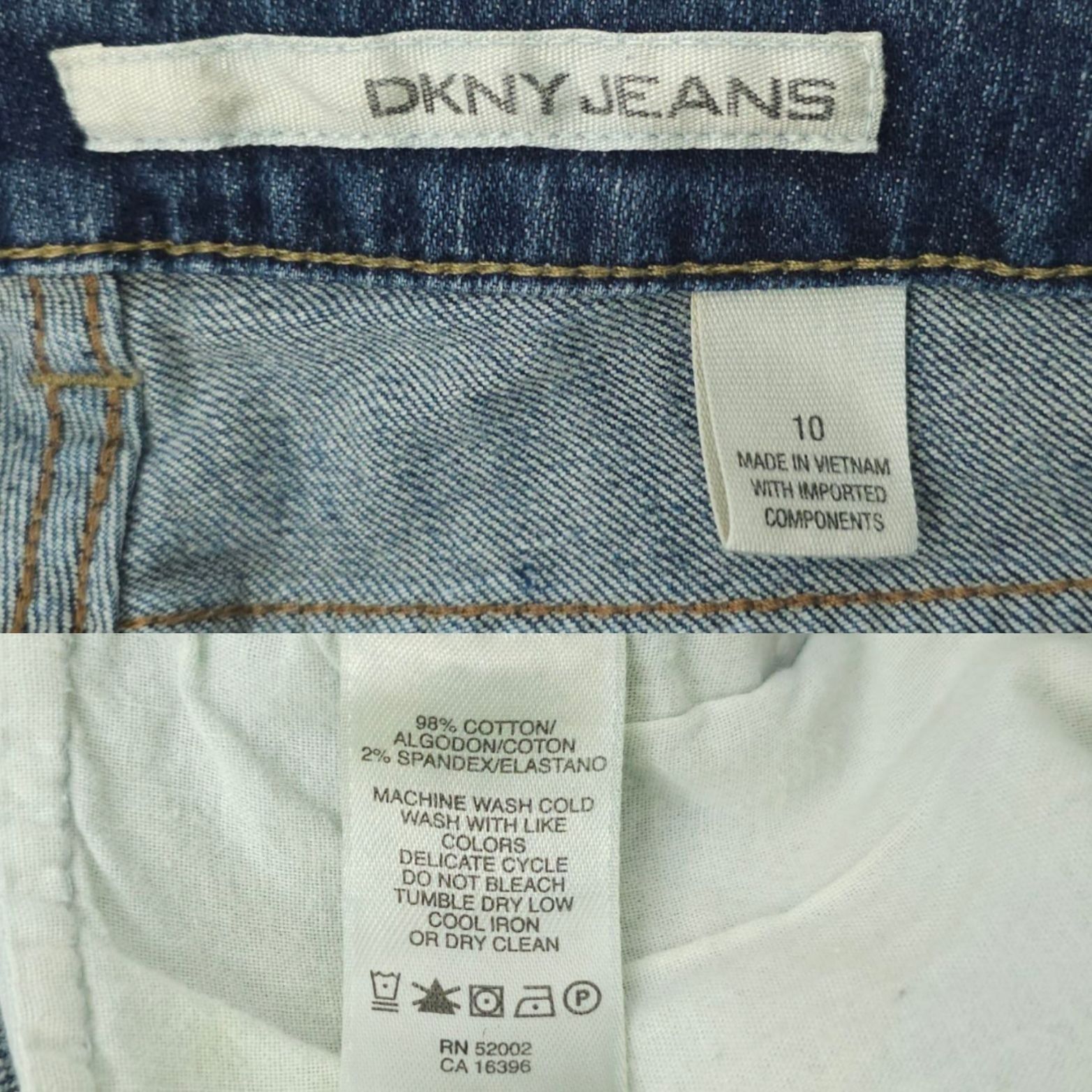 DKNY DKNY Jeans Boot Cut Womens Size 10 Mid Rise Medium Wash Size 32" / US 10 / IT 46 - 8 Thumbnail