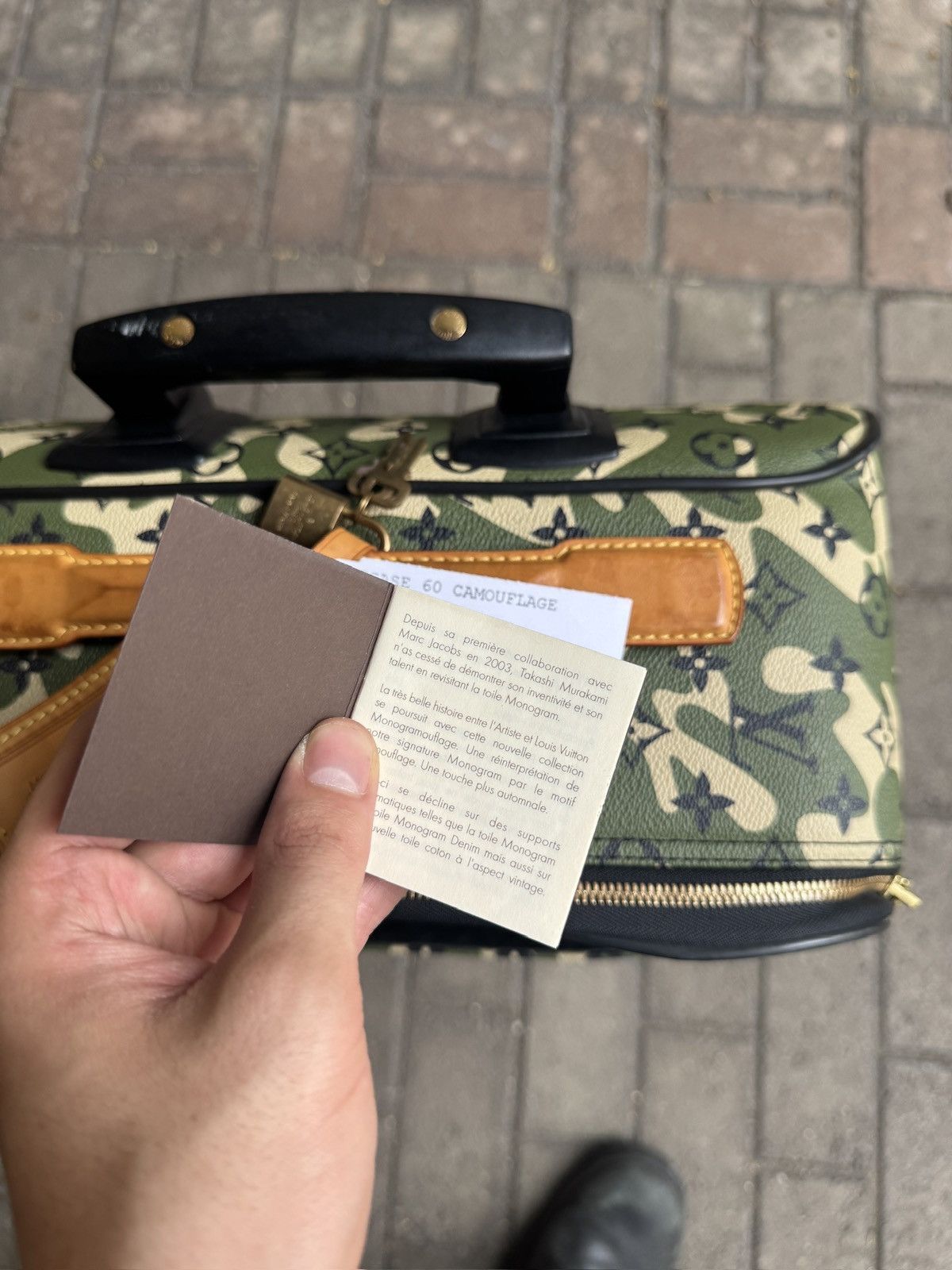Louis Vuitton × Takashi Murakami LV x Takashi Murakami Pegase 60 Monogramouflage suitcase Size ONE SIZE - 21 Thumbnail