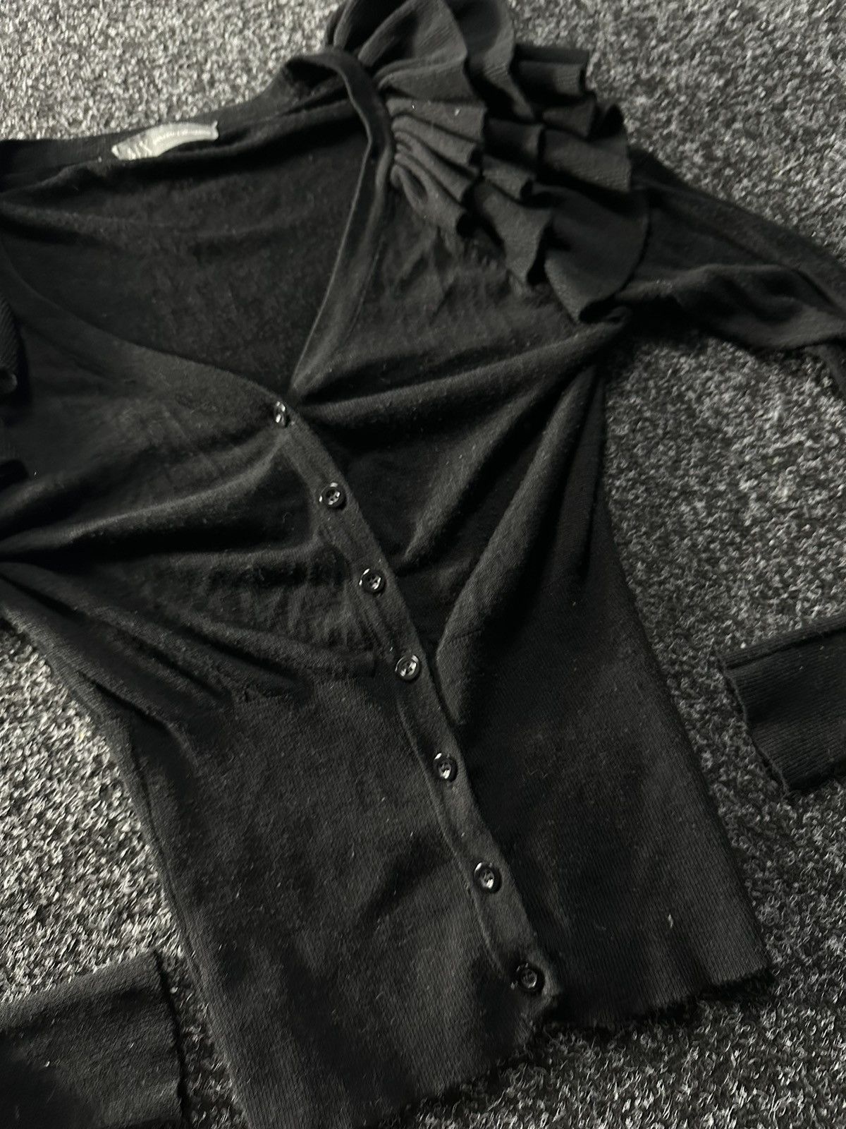 Armani × Vintage 🚨AVANT GARDE ARMANI RARE SWEATER BLOUSES Y2K black Size S / US 4 / IT 40 - 6 Thumbnail