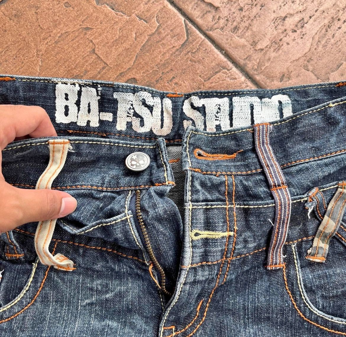 Hysteric Glamour RARE JEANS SKULLS BA-TSU STUDIOS Denim Size US 29 - 5 Thumbnail
