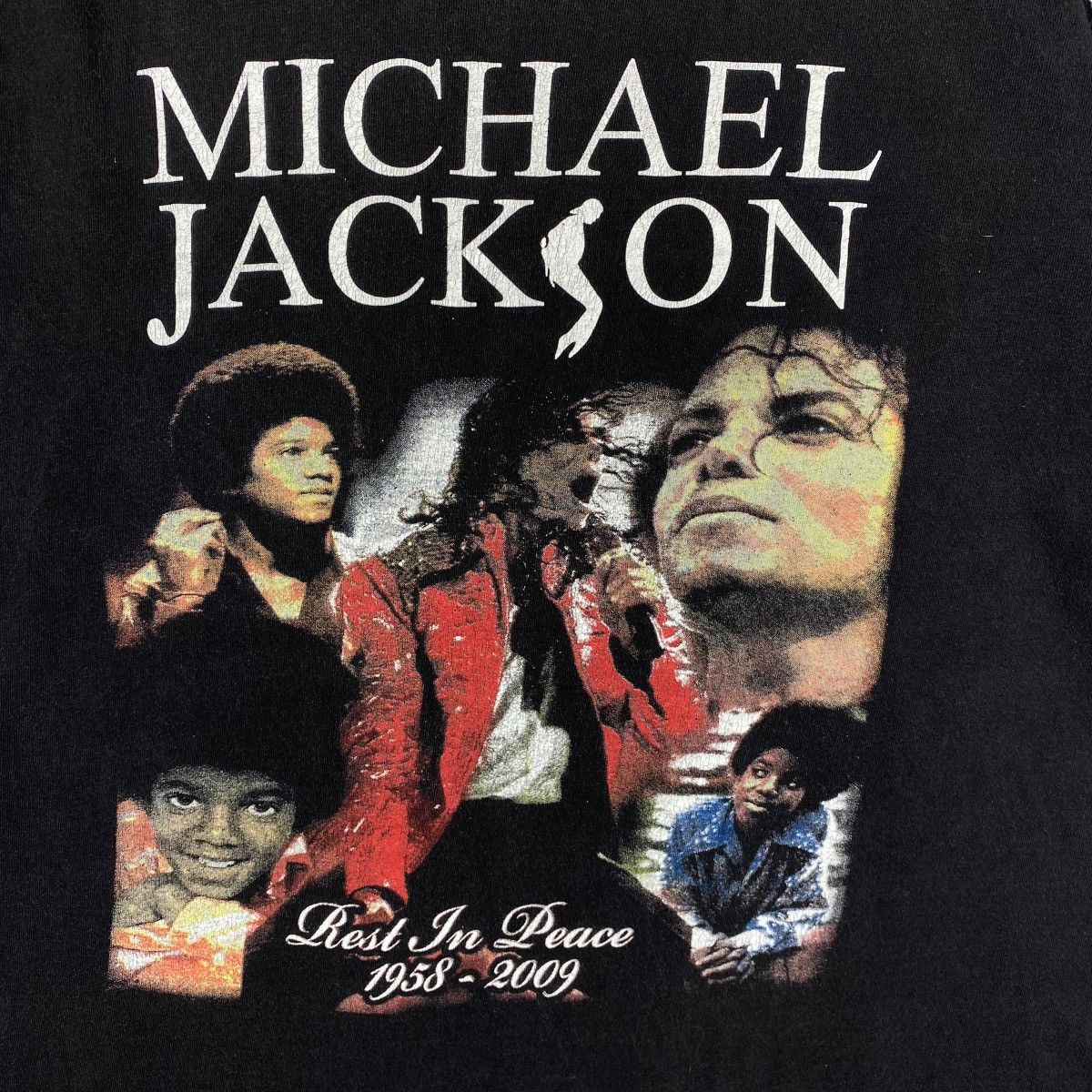 Michael Jackson Vintage 00's MICHAEL JACKSON Rest In Peace 1958-2009 Rap Size US L / EU 52-54 / 3 - 2 Thumbnail