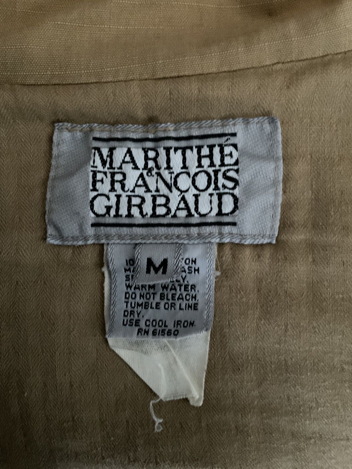 Marithe + Francois Girbaud Vintage Marithe Francois Girbaud Khaki Jacket M (oversized) Size US M / EU 48-50 / 2 - 5 Thumbnail