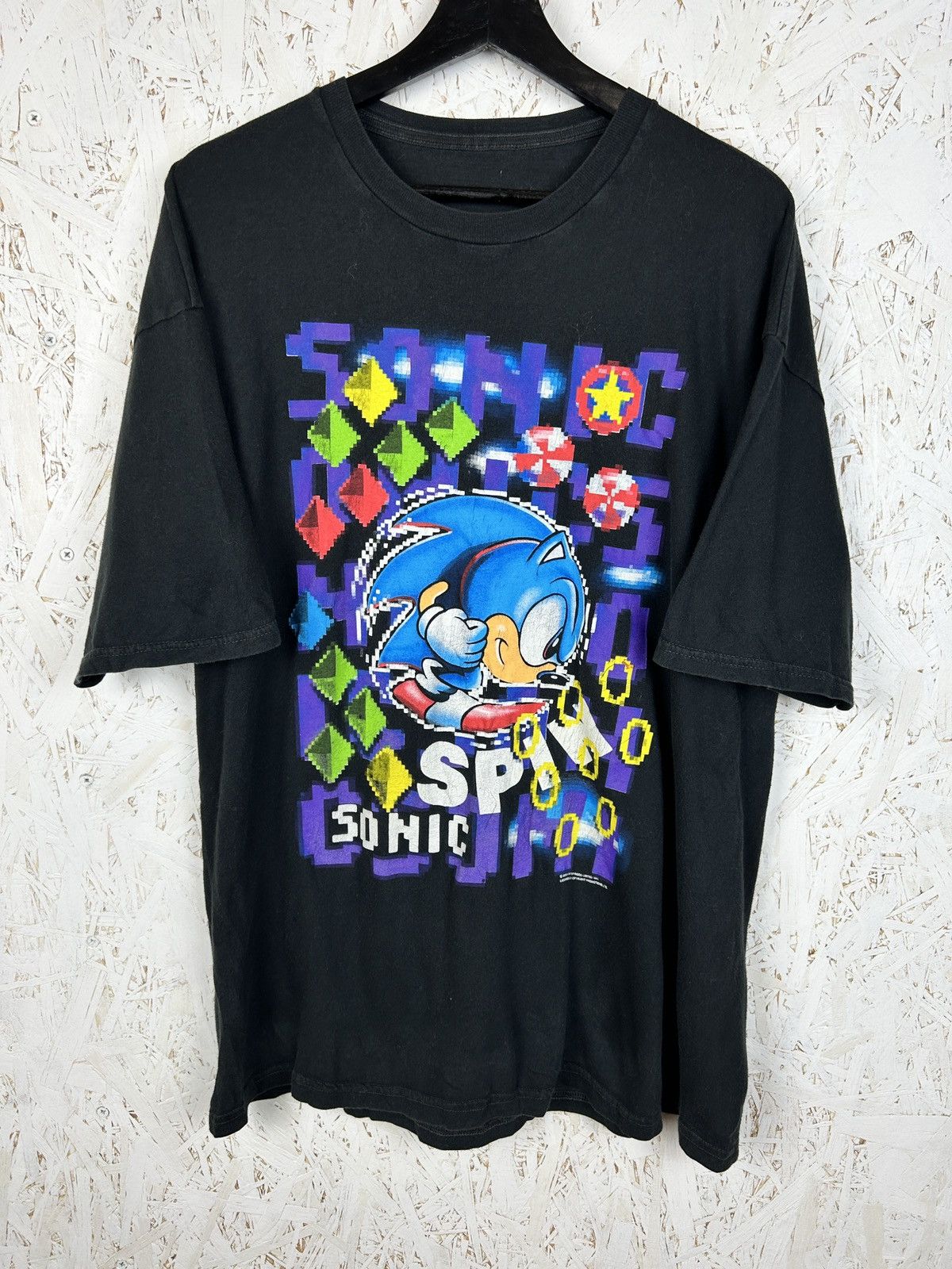 Vintage Vintage Sonic Riders T Shirt Sonic the Hedgehog Video Game 