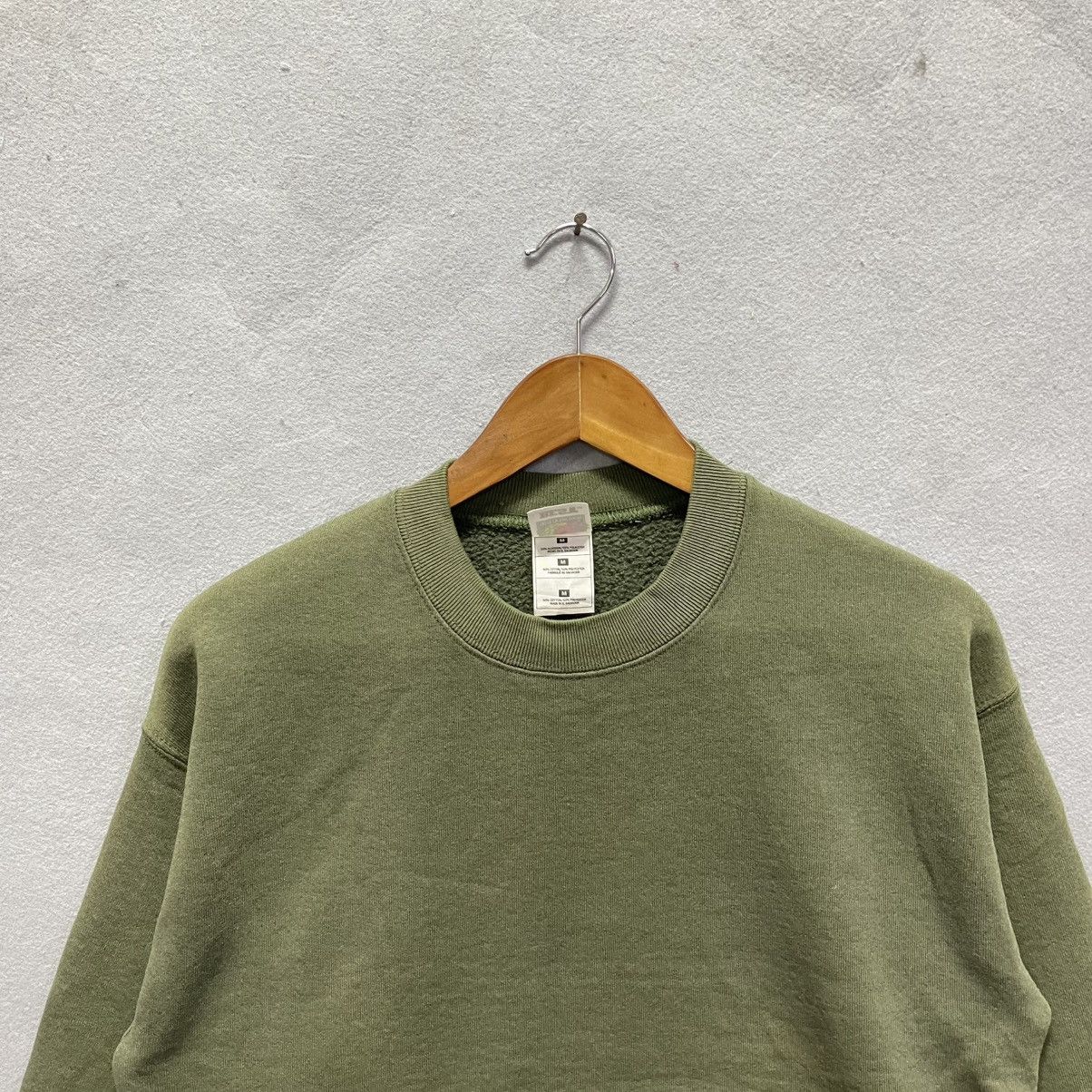 Fruit Of The Loom Vintage Fruit of the Loom BEST Blank Crewneck – Olive Green Size US M / EU 48-50 / 2 - 2 Thumbnail