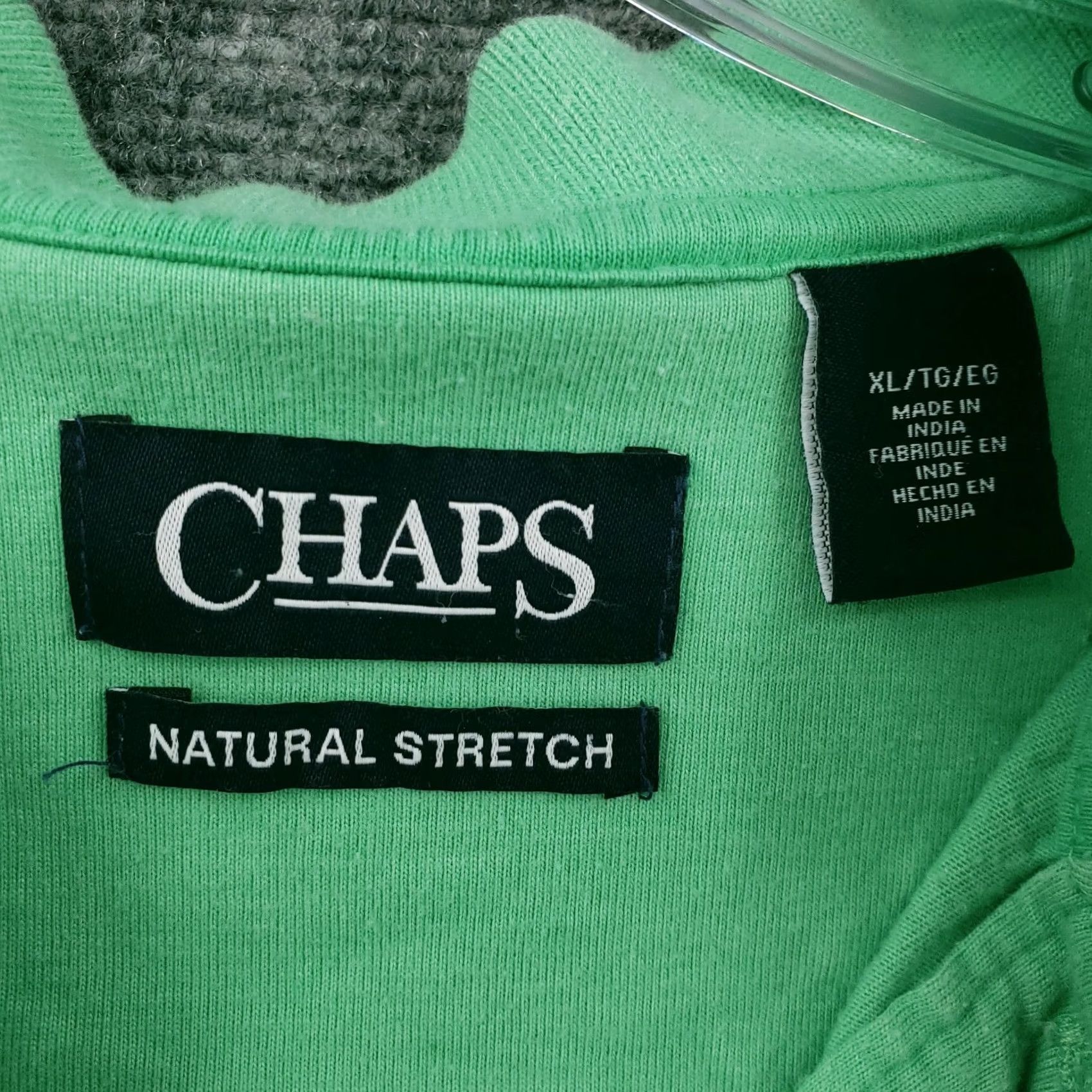 Chaps Chaps Polo Shirt Mens XL Green Button Short Sleeves Casual Golf Size US XL / EU 56 / 4 - 3 Thumbnail