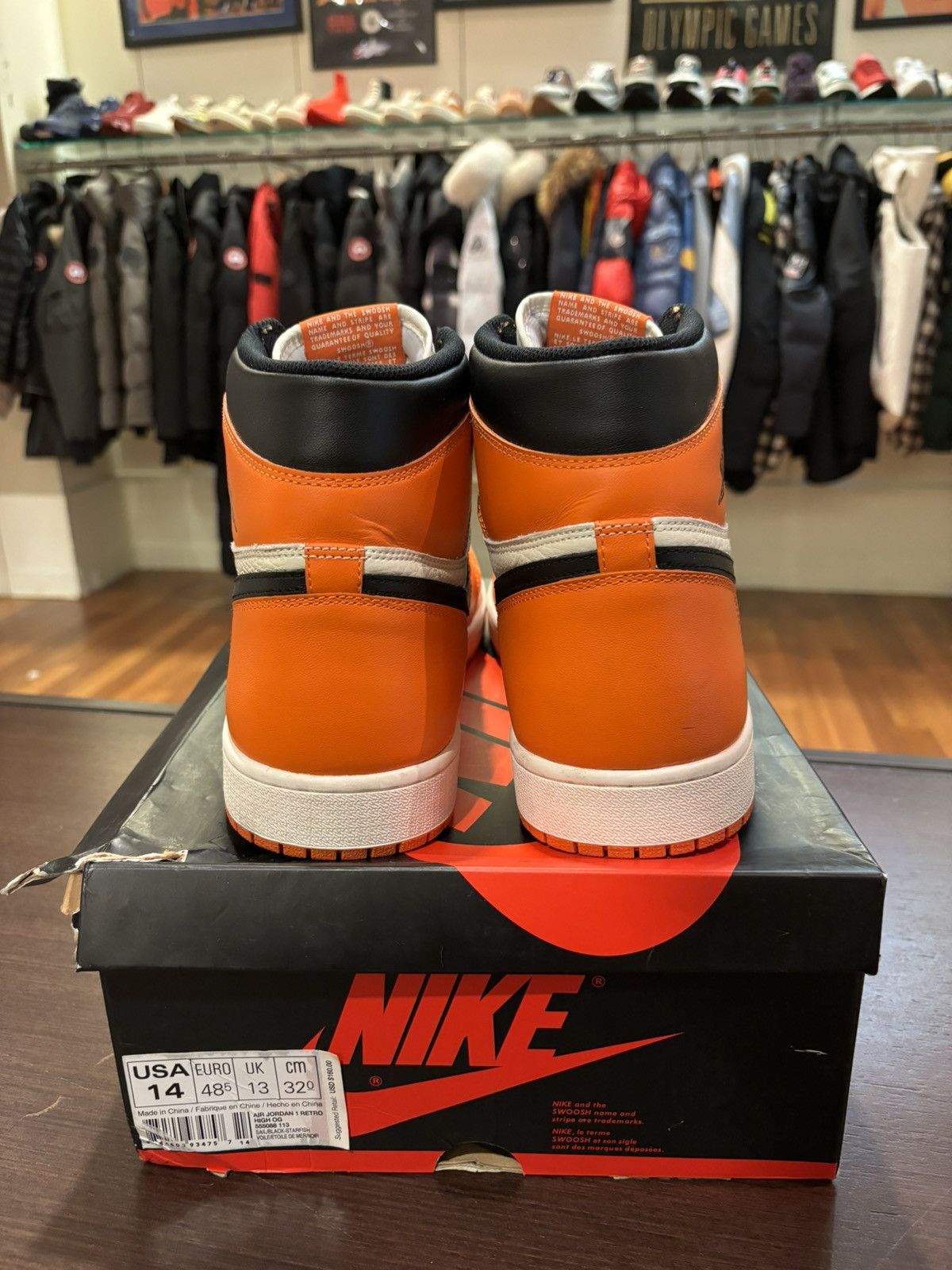 Jordan Brand Jordan 1 Retro Reverse Shattered Backboard Size US 14 / EU 47 - 6 Thumbnail