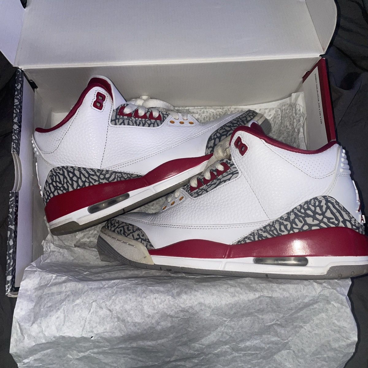 Jordan Brand Air Jordan Retro 3’s Cardinal Reds Size US 9 / EU 42 - 5 Thumbnail